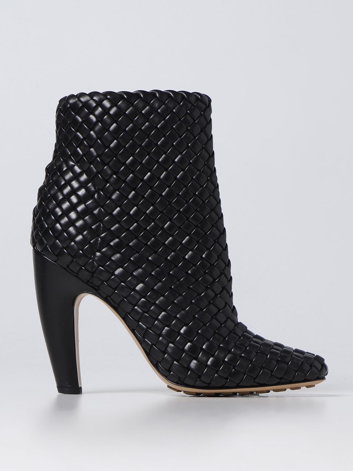 Bottega Veneta Flat Ankle Boots Woman Black
