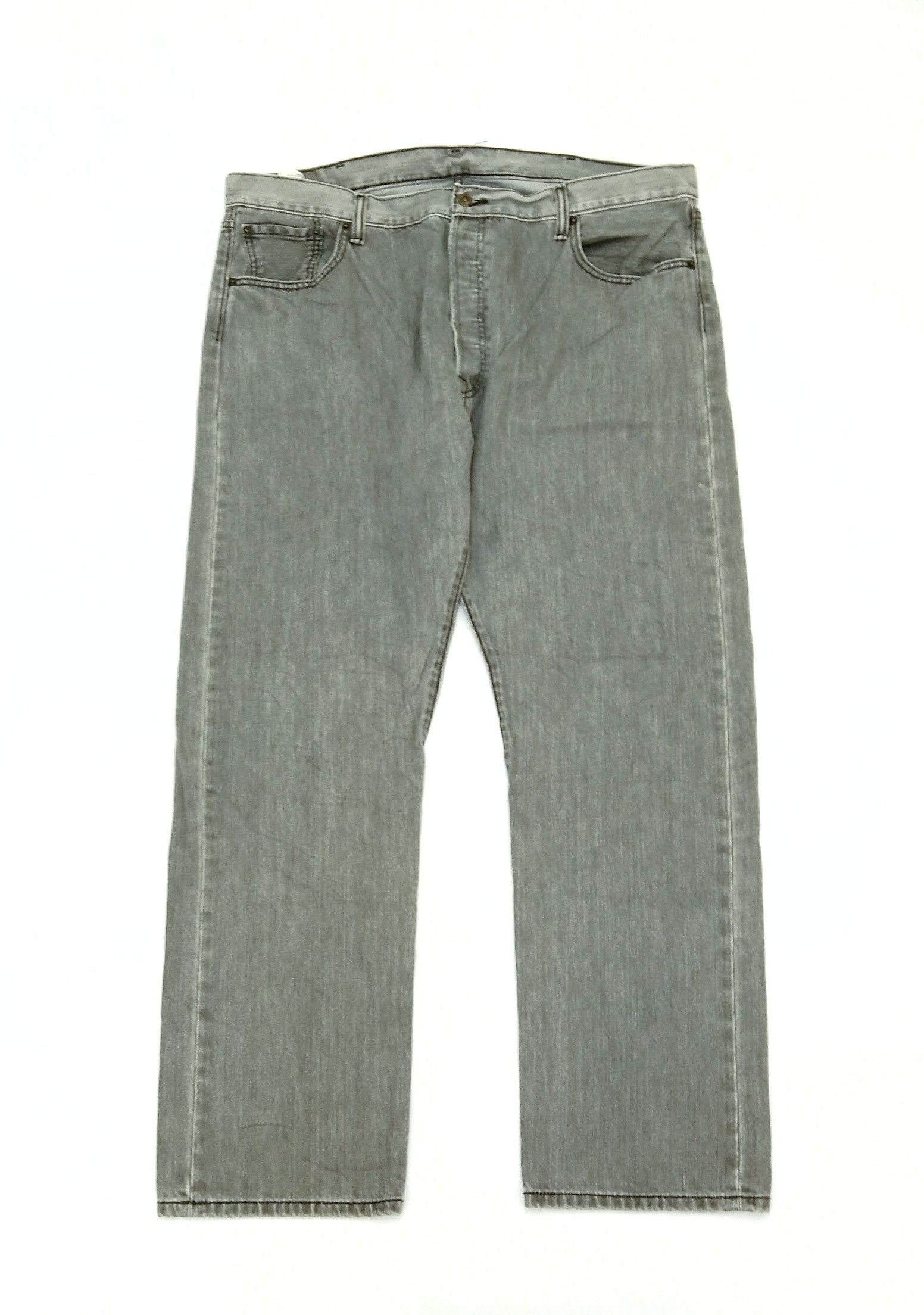 Levi's Vintage Levi's 501 Grey Straight Leg Jeans 42x32 Size US 42 / EU 58 - 1 Thumbnail