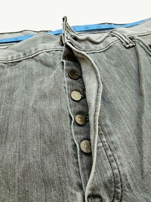 Levi's Vintage Levi's 501 Grey Straight Leg Jeans 42x32 Size US 42 / EU 58 - 5 Thumbnail