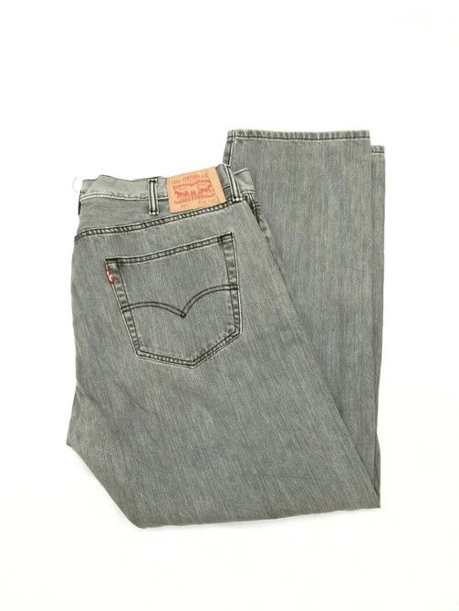 Levi's Vintage Levi's 501 Grey Straight Leg Jeans 42x32 Size US 42 / EU 58 - 2 Thumbnail