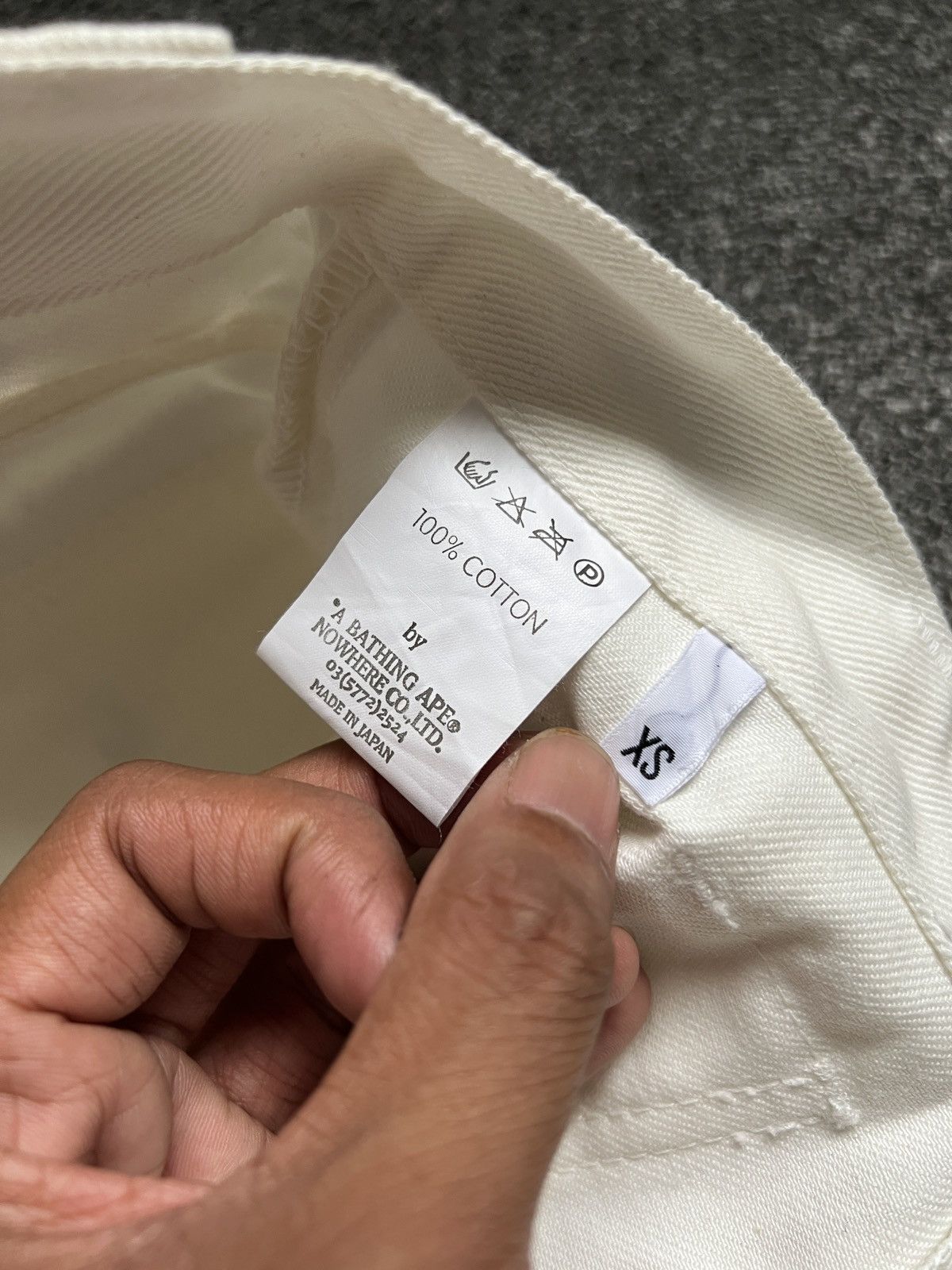 Bape Vintage 90s Bape White Denim Jeans Size US 28 / EU 44 - 16 Thumbnail