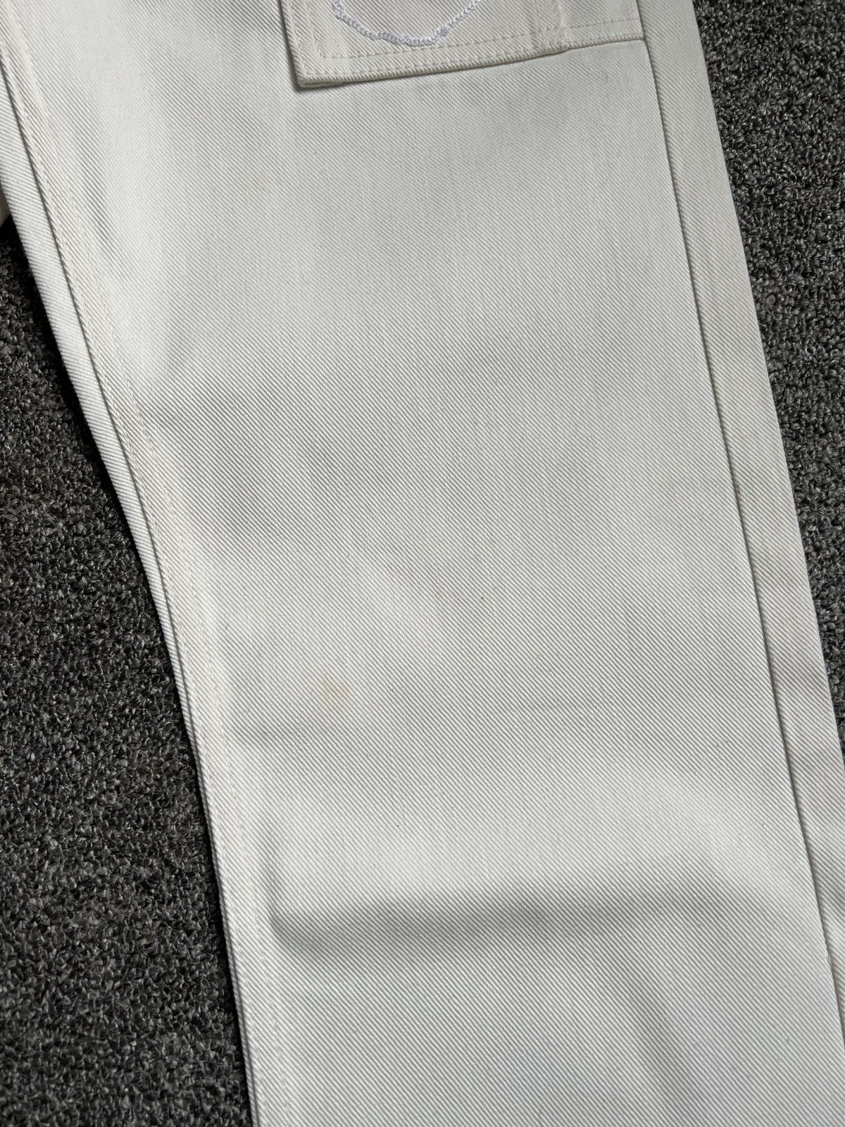 Bape Vintage 90s Bape White Denim Jeans Size US 28 / EU 44 - 10 Thumbnail