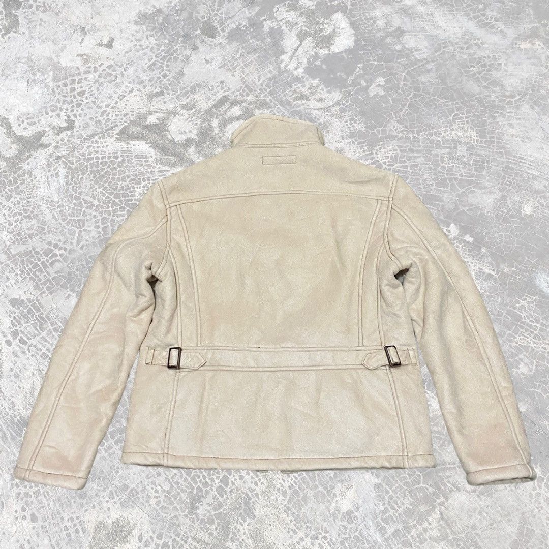 Calvin Klein × Vintage Vintage Calvin Klein Synthetic Leather Sherpa Jacket Size US L / EU 52-54 / 3 - 2 Thumbnail