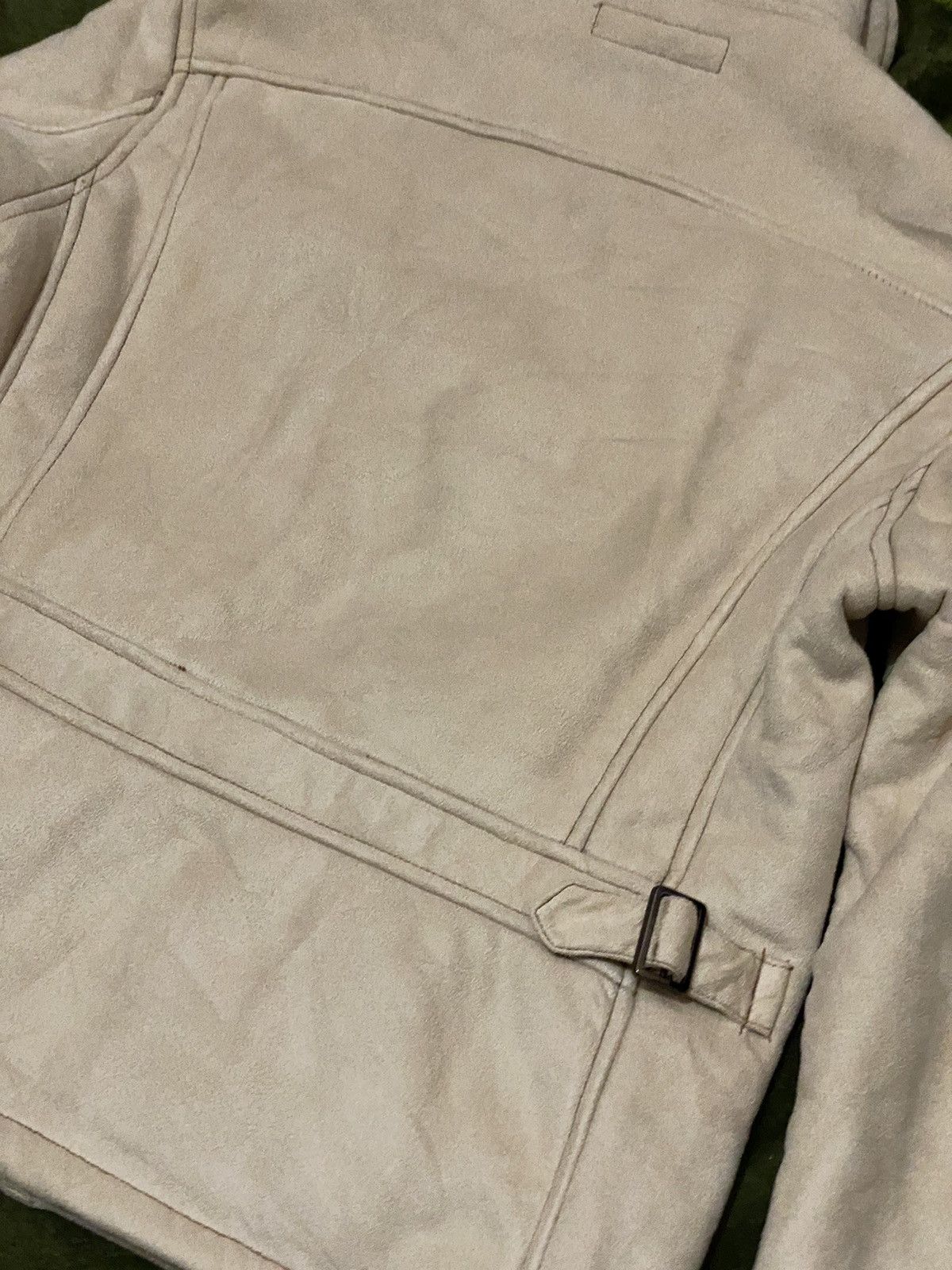 Calvin Klein × Vintage Vintage Calvin Klein Synthetic Leather Sherpa Jacket Size US L / EU 52-54 / 3 - 7 Thumbnail