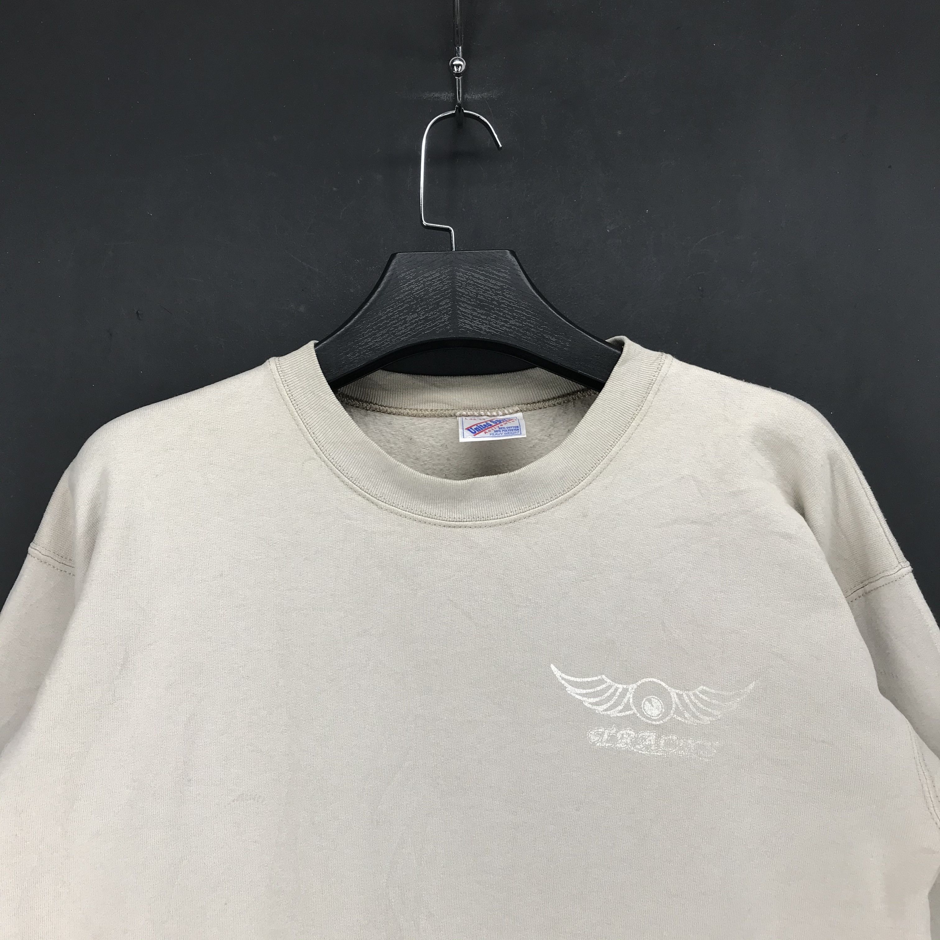 Other Vintage Made in USA Tracks Wings Logo Sweatshirts #1846-73 Size US L / EU 52-54 / 3 - 4 Thumbnail