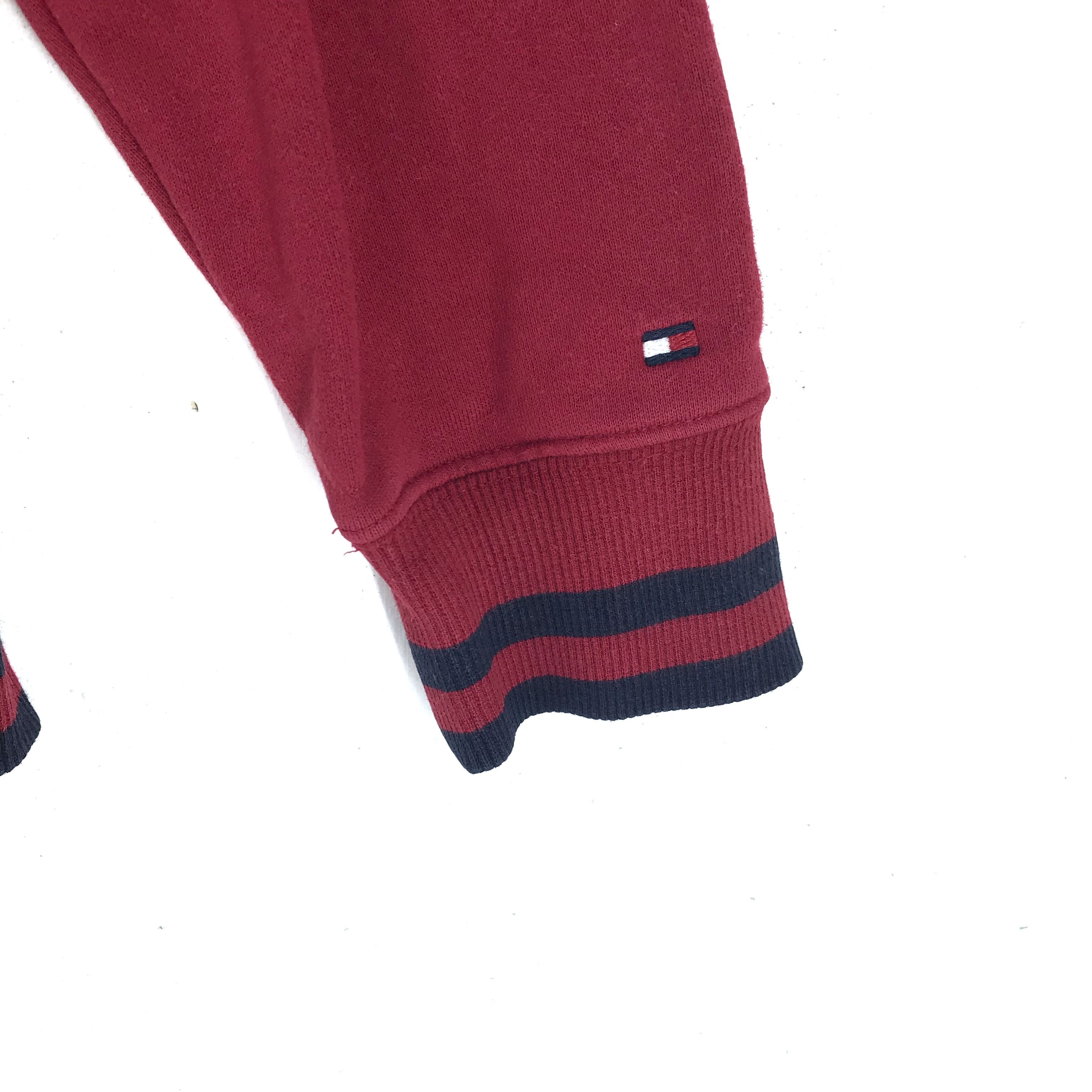 TOMMY HILFIGER Zipper Red Hoodie #2431-65