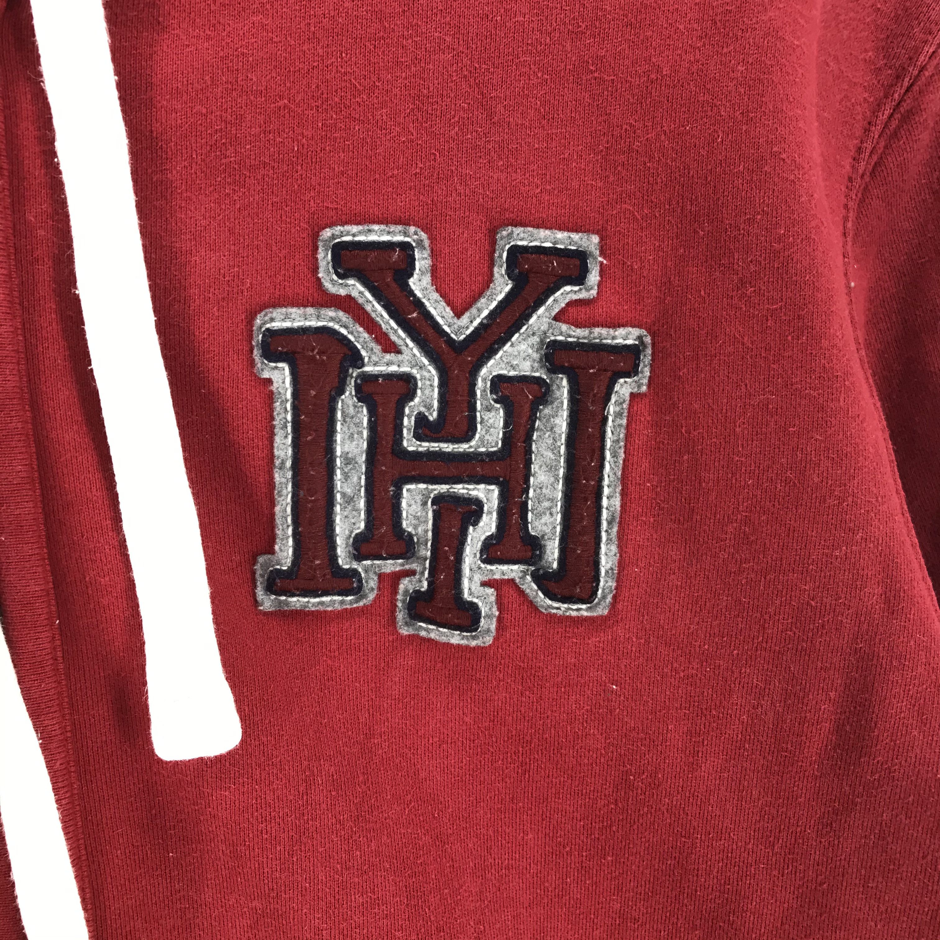 TOMMY HILFIGER Zipper Red Hoodie #2431-65