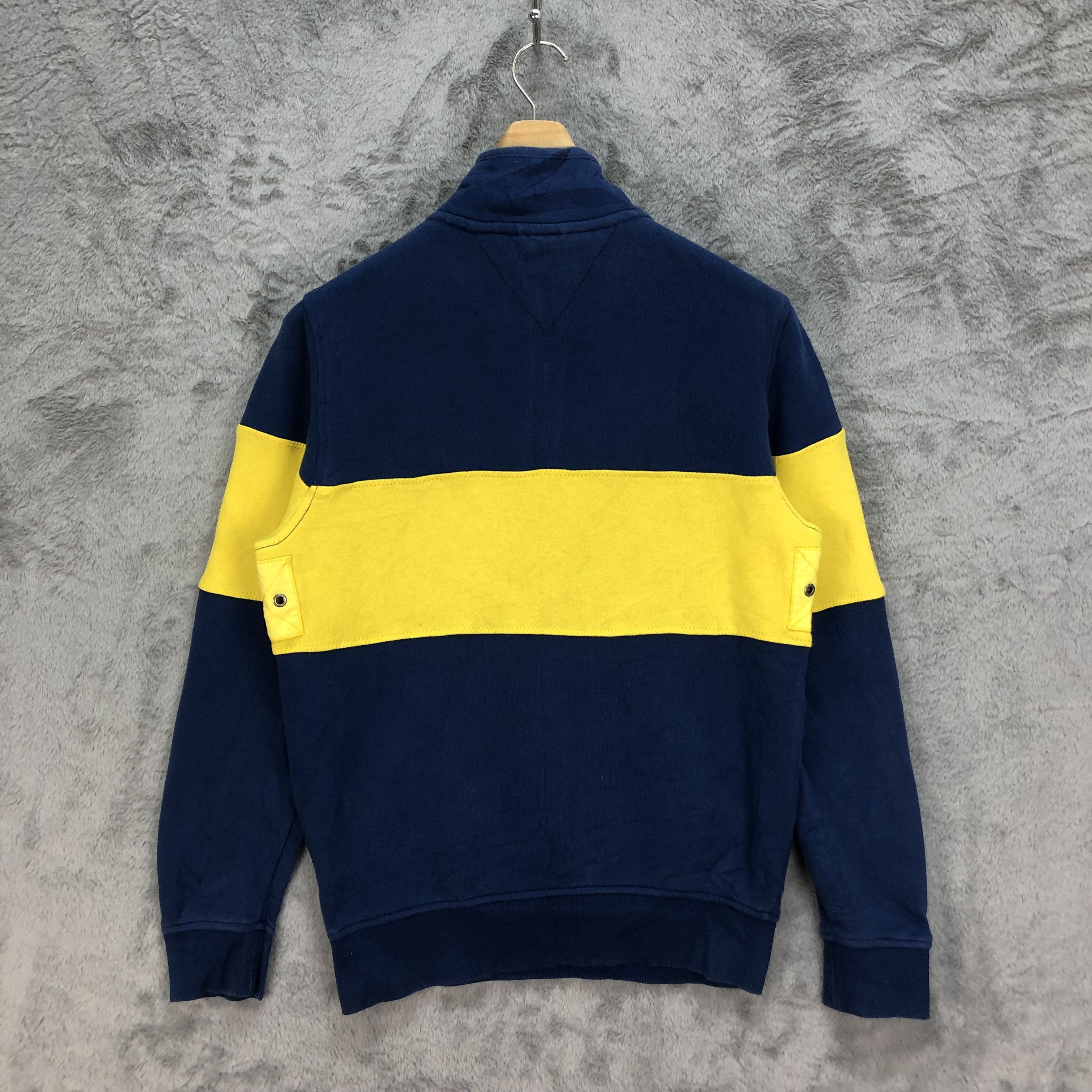 Tommy Hilfiger Tommy Half Zip Turtleneck Colorblock Sweatshirts #4865-21 Size US S / EU 44-46 / 1 - 9 Thumbnail