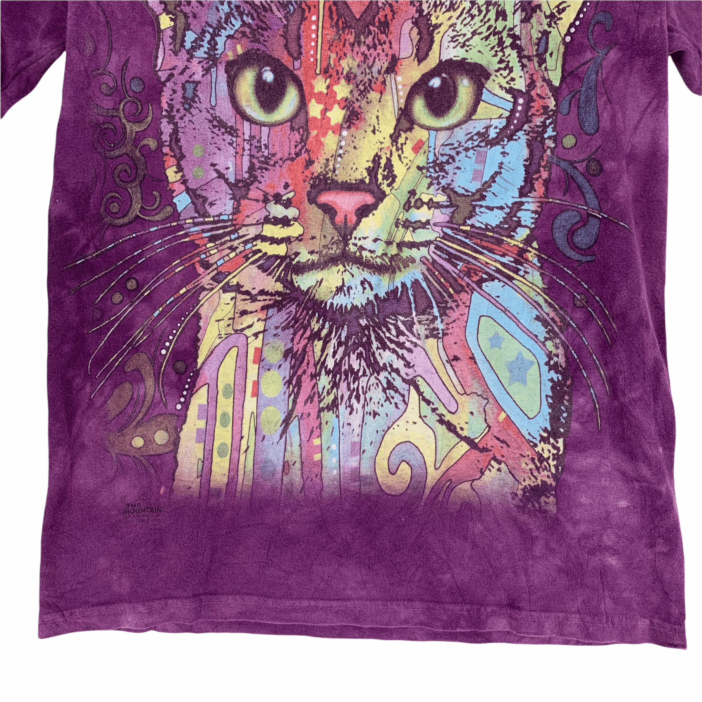 The Mountain The Mountain Tie Dye Cute Cat Graphic Tees #3326-67 Size US M / EU 48-50 / 2 - 3 Thumbnail