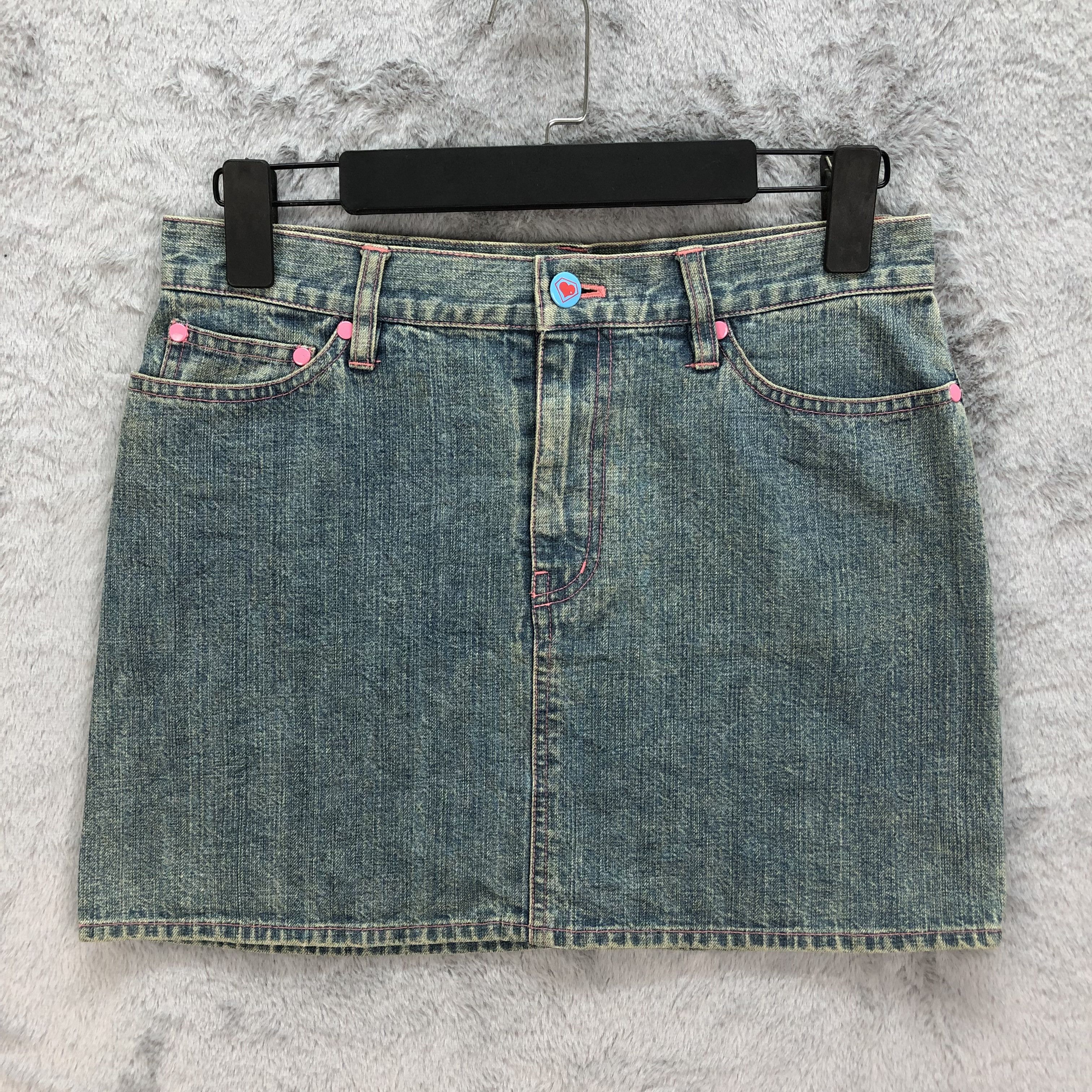 Super Lovers SUPERLOVER JEANS MINI SKIRTS #5088-40 Size 29" - 10 Thumbnail