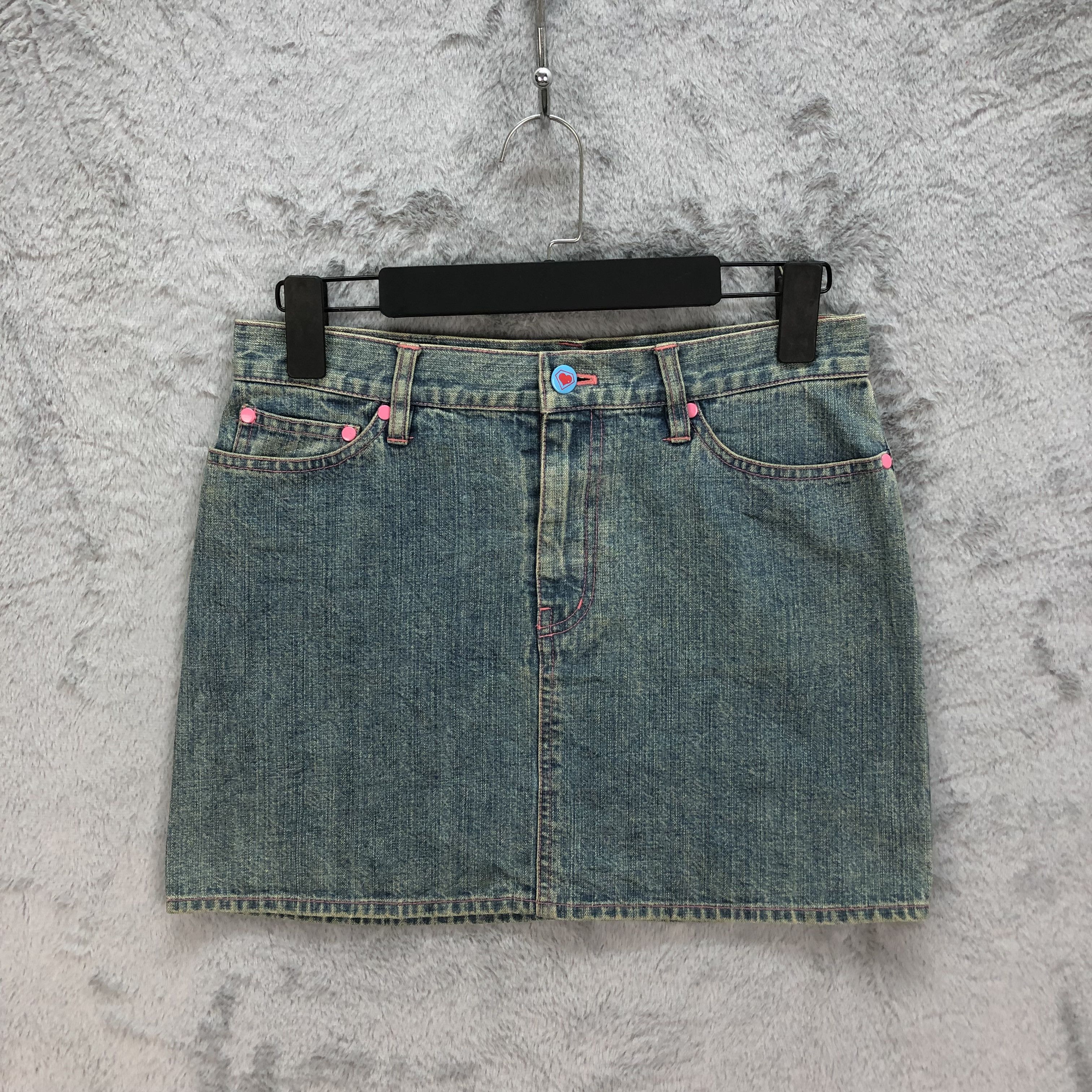 Super Lovers SUPERLOVER JEANS MINI SKIRTS #5088-40 Size 29" - 6 Thumbnail
