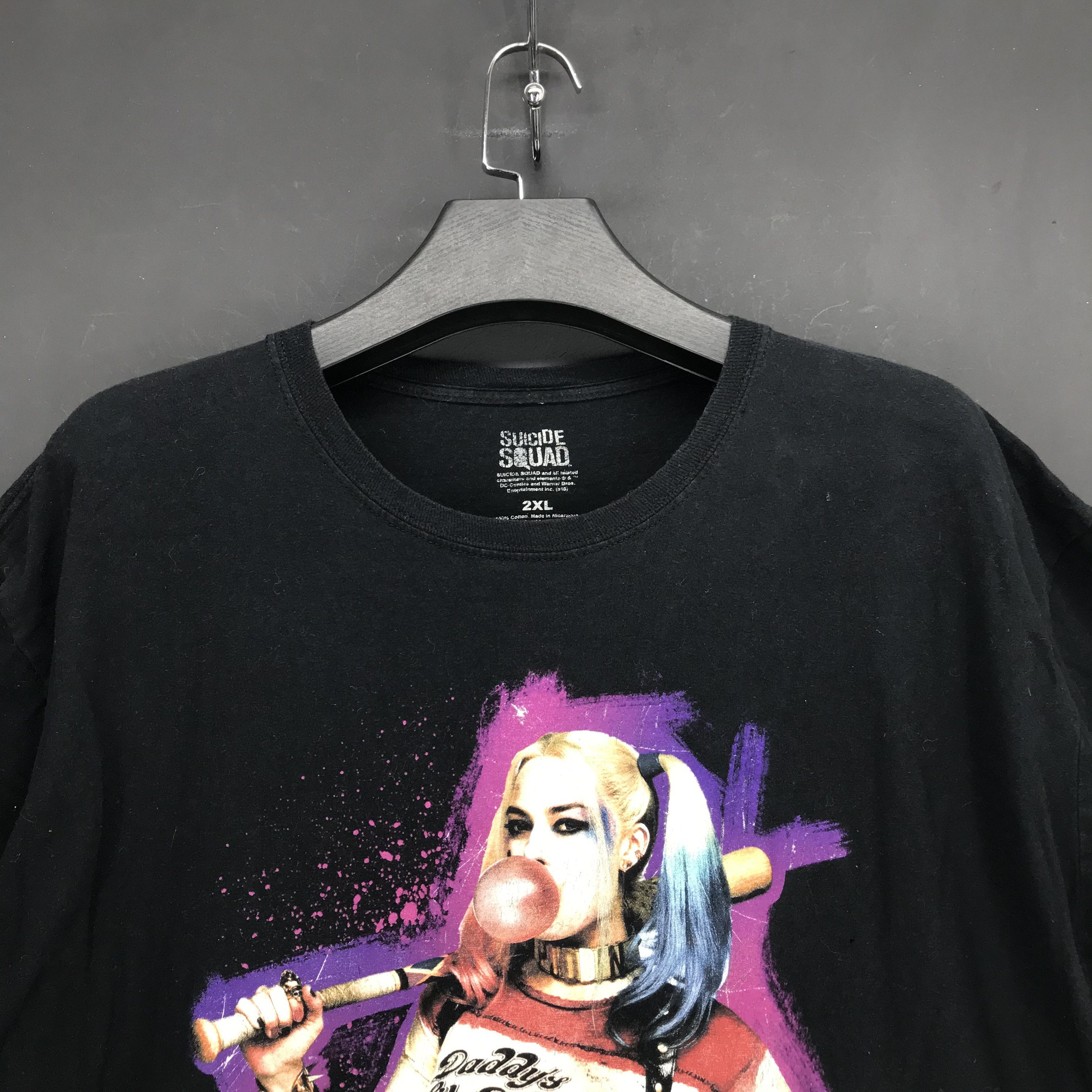 DC Comics Suicide Squad Harley Quinn Printed Tees #1614-65 Size US XXL / EU 58 / 5 - 2 Thumbnail