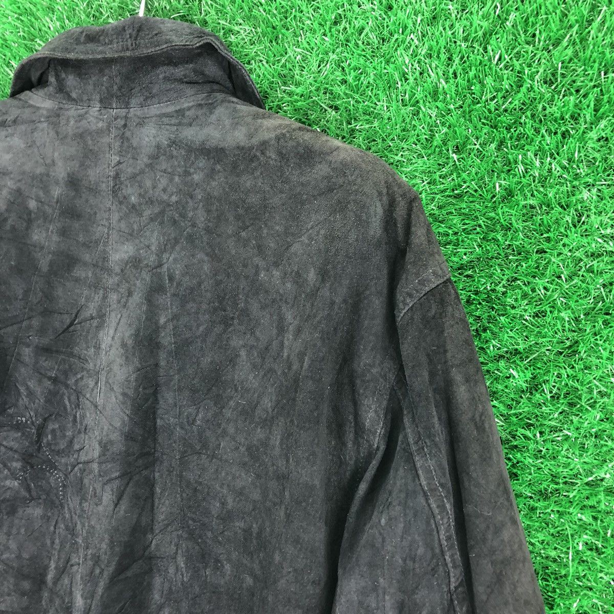Vintage Vintage Pierucci Italian Made Suede Leather Ziper Jacket Size US XL / EU 56 / 4 - 5 Thumbnail