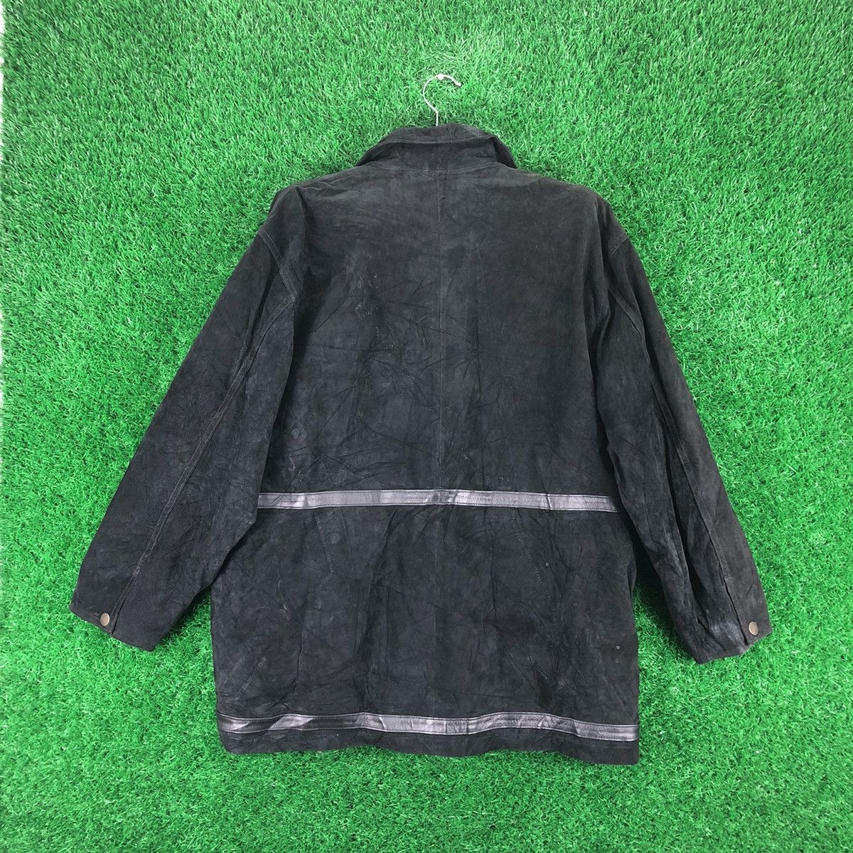 Vintage Vintage Pierucci Italian Made Suede Leather Ziper Jacket Size US XL / EU 56 / 4 - 4 Thumbnail