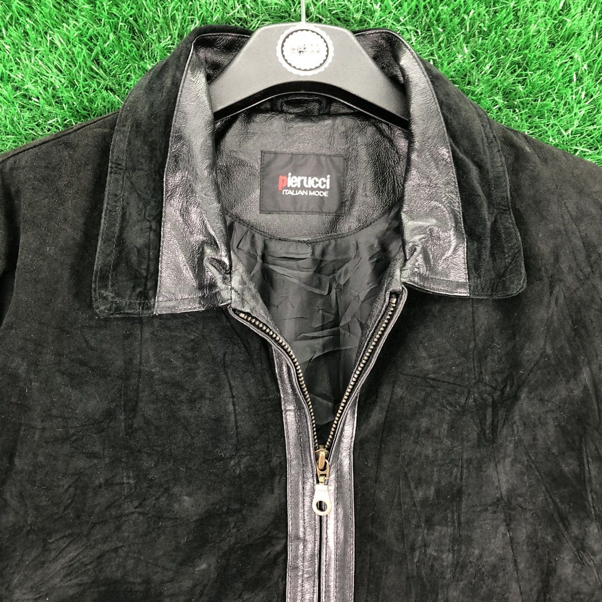 Vintage Vintage Pierucci Italian Made Suede Leather Ziper Jacket Size US XL / EU 56 / 4 - 7 Thumbnail