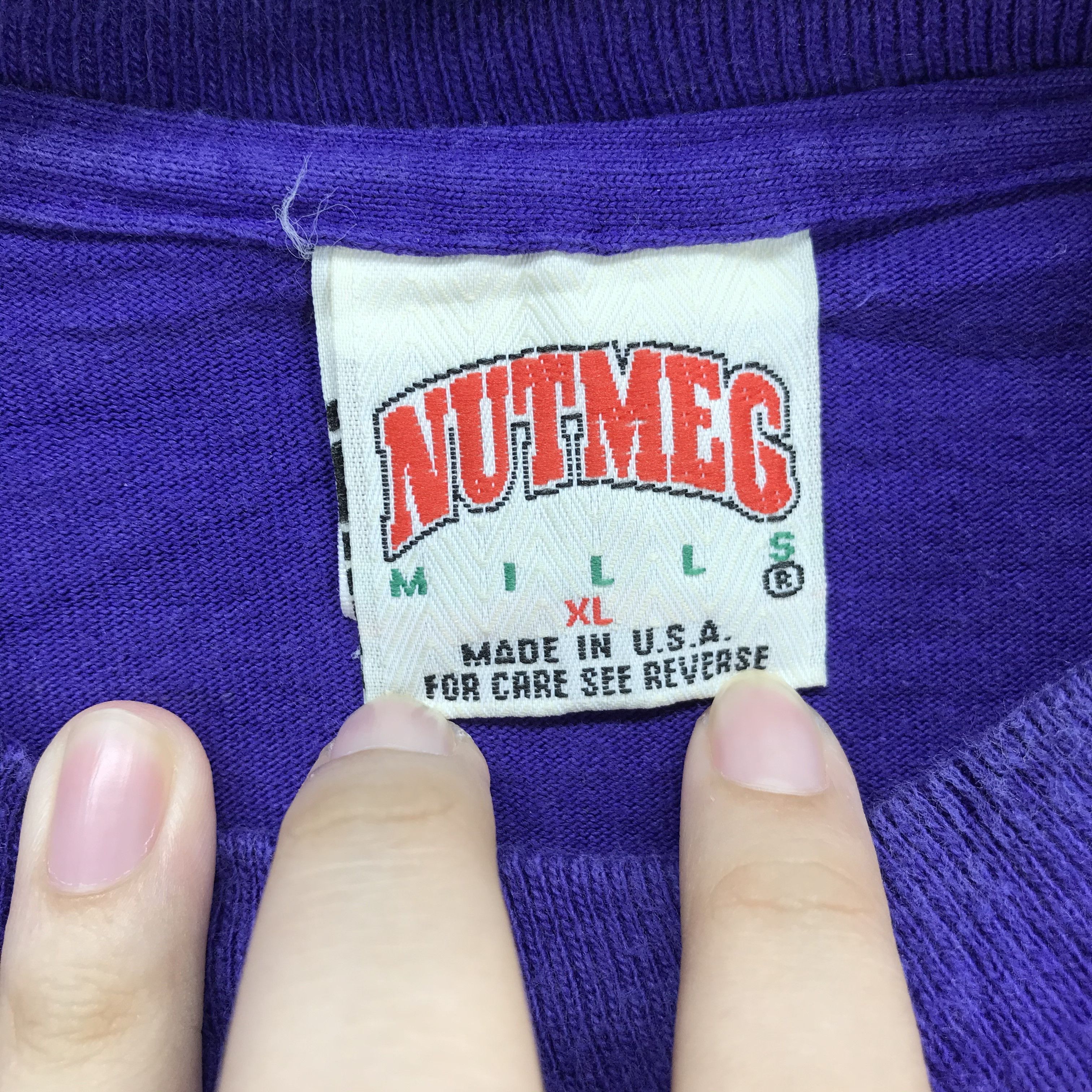Nutmeg Vintage Nutmeg Hills Made In USA Huskies Tees #1664-65 Size US L / EU 52-54 / 3 - 7 Thumbnail