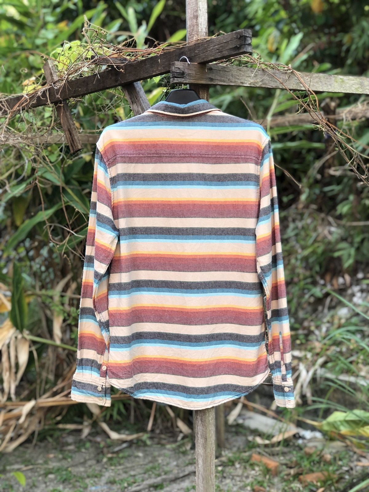 Arizona Jean Co. Vintage Flannel Navajo Striped Shirts by Arizona Jean Size US M / EU 48-50 / 2 - 4 Thumbnail