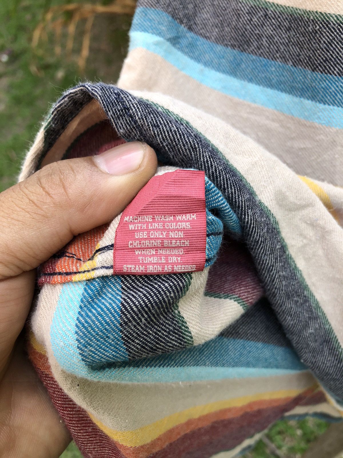 Arizona Jean Co. Vintage Flannel Navajo Striped Shirts by Arizona Jean Size US M / EU 48-50 / 2 - 12 Thumbnail