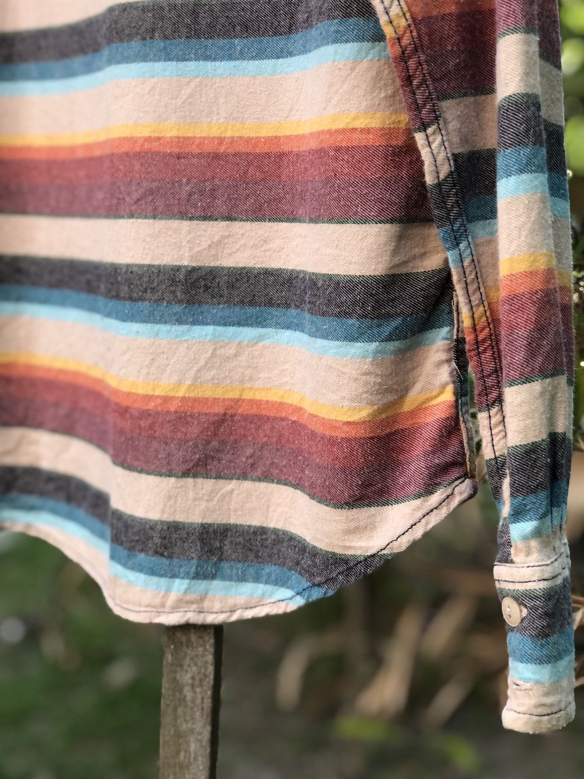 Arizona Jean Co. Vintage Flannel Navajo Striped Shirts by Arizona Jean Size US M / EU 48-50 / 2 - 6 Thumbnail