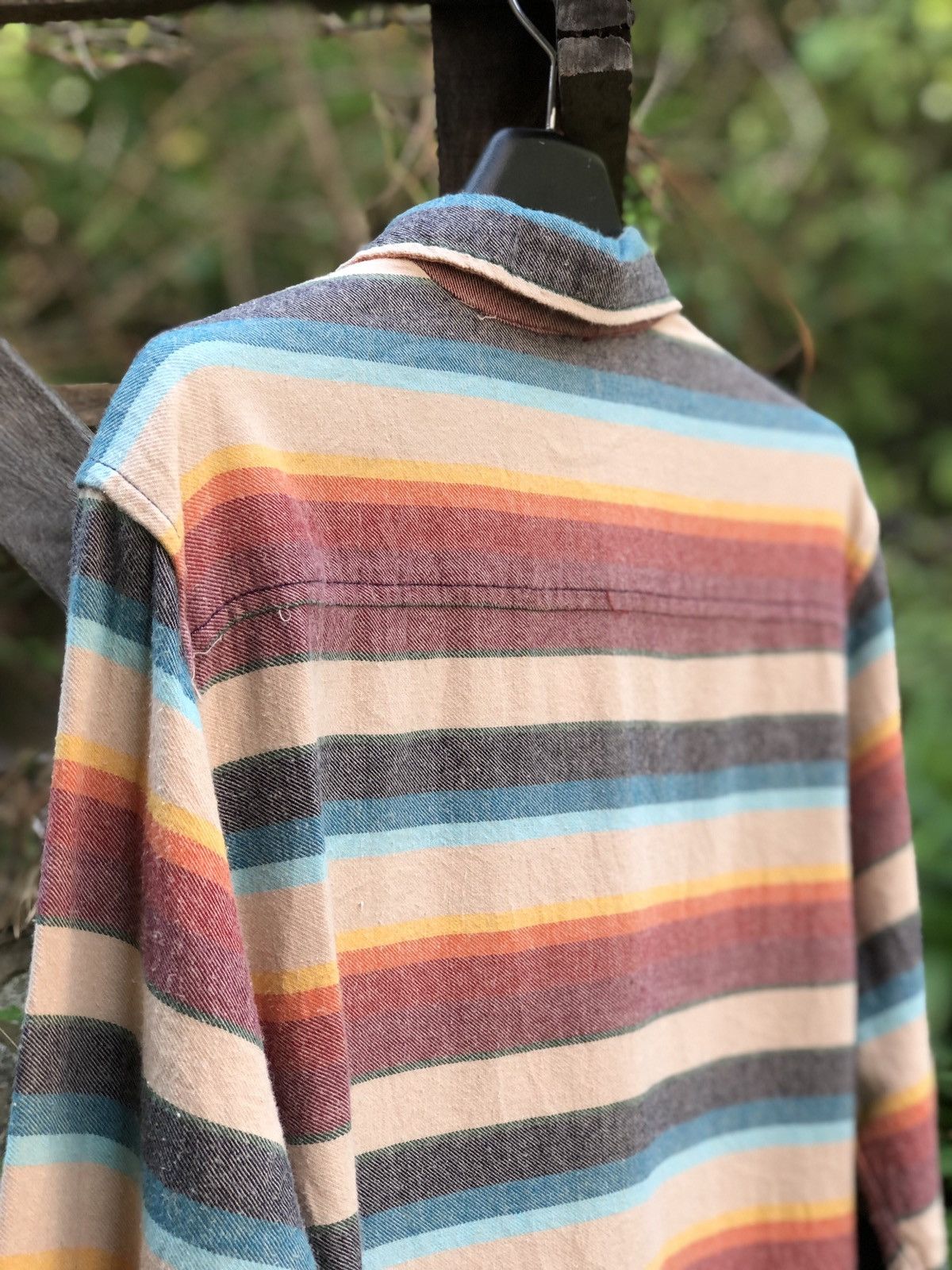 Arizona Jean Co. Vintage Flannel Navajo Striped Shirts by Arizona Jean Size US M / EU 48-50 / 2 - 5 Thumbnail