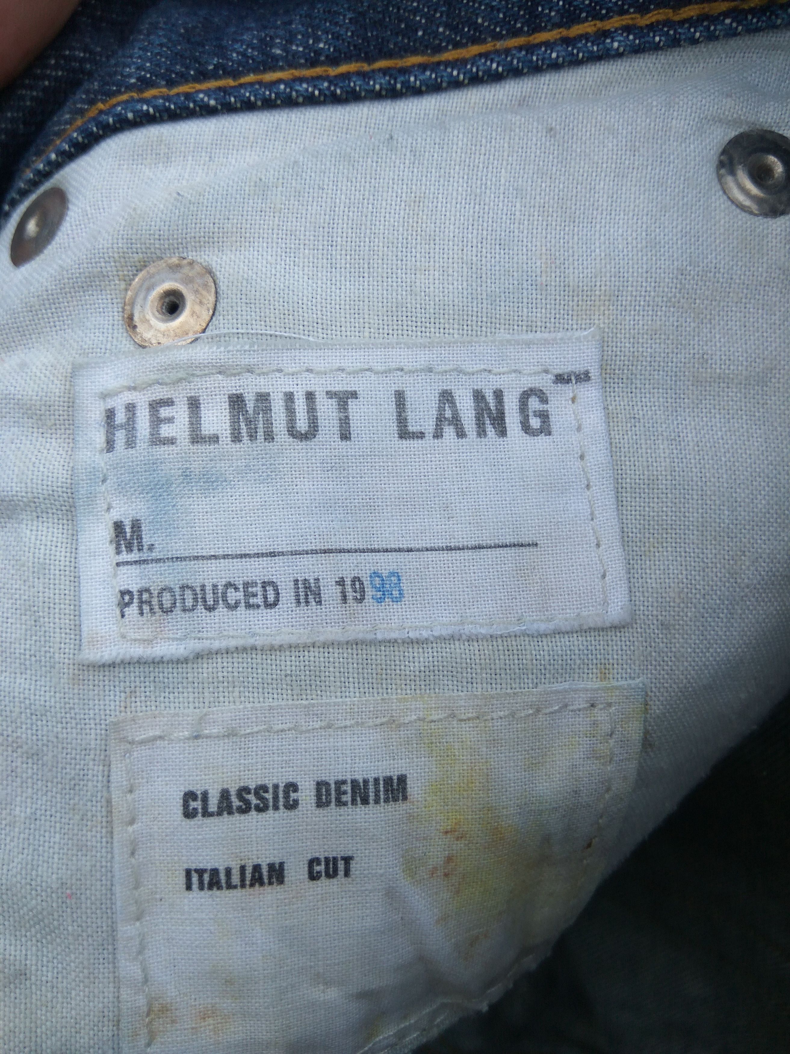 Helmut Lang Vintage 1998 Helmut Lang Jeans Classic Denim Italian Cut Size US 27 - 4 Thumbnail