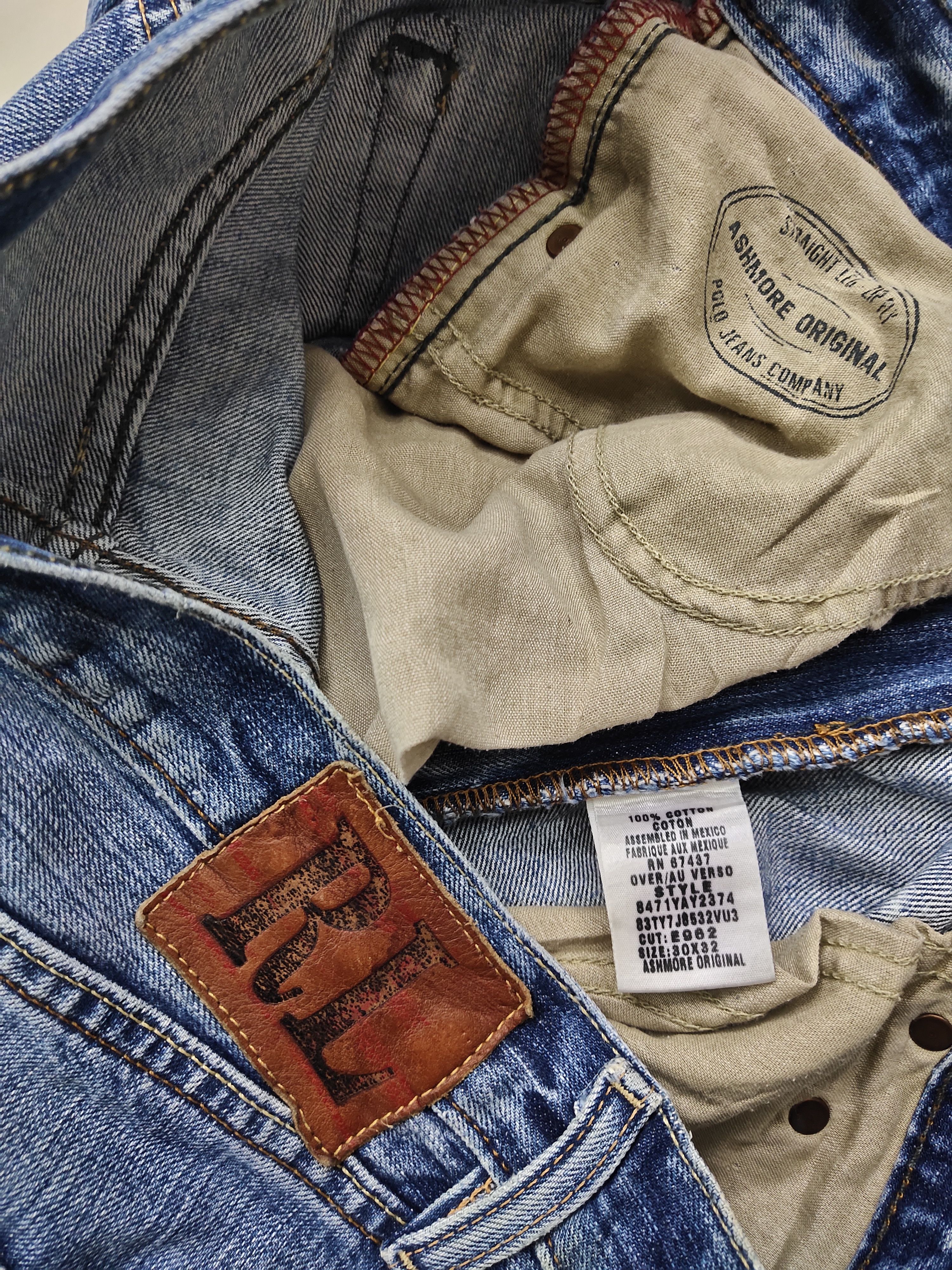 Polo Ralph Lauren Vintage Polo Ralph Lauren Distressed Jeans Size US 34 / EU 50 - 7 Thumbnail
