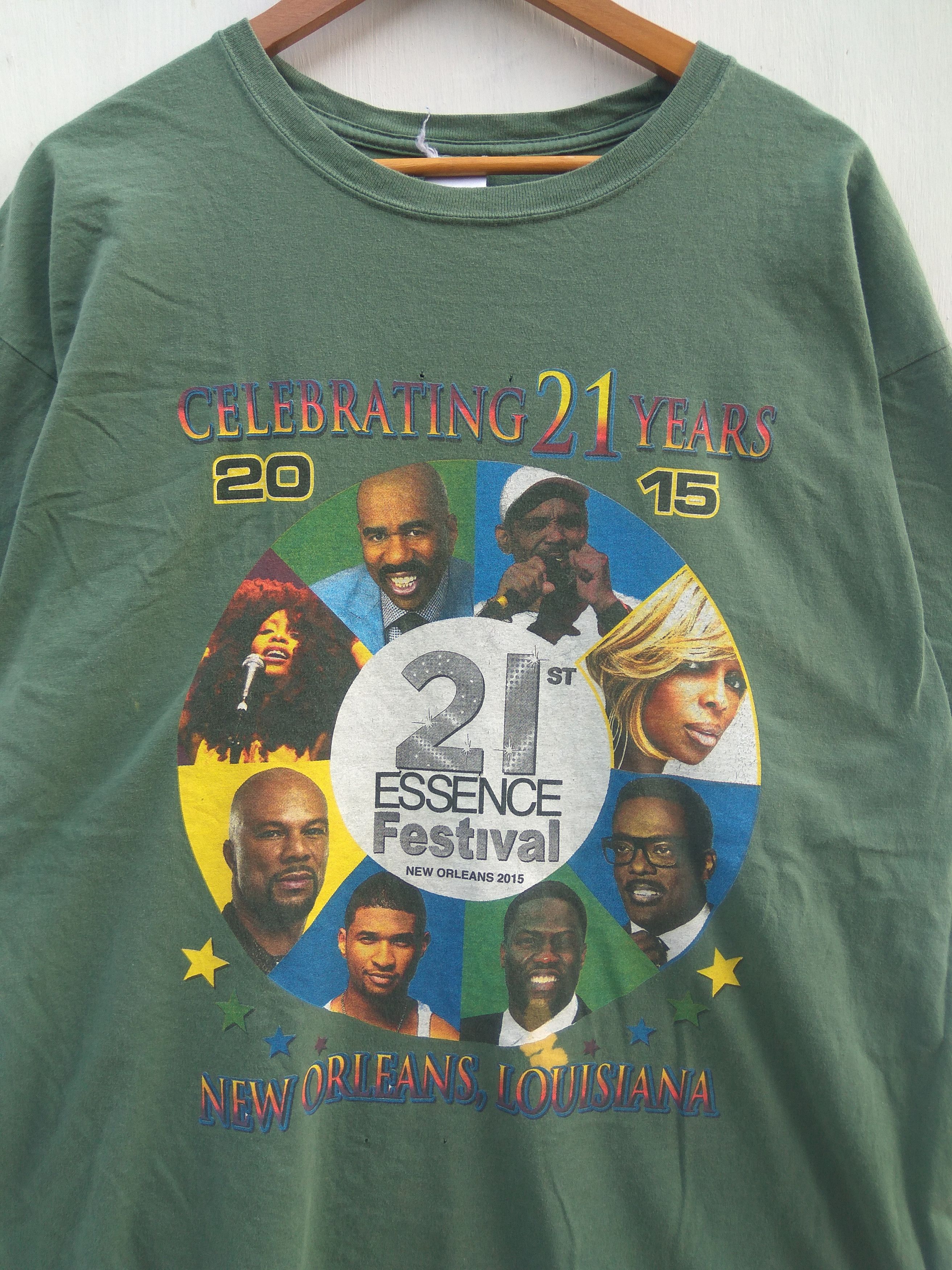 Band Tees × Rap Tees 21 Essence Music Festival t shirt Missy Elliot Usher Size US XL / EU 56 / 4 - 2 Thumbnail