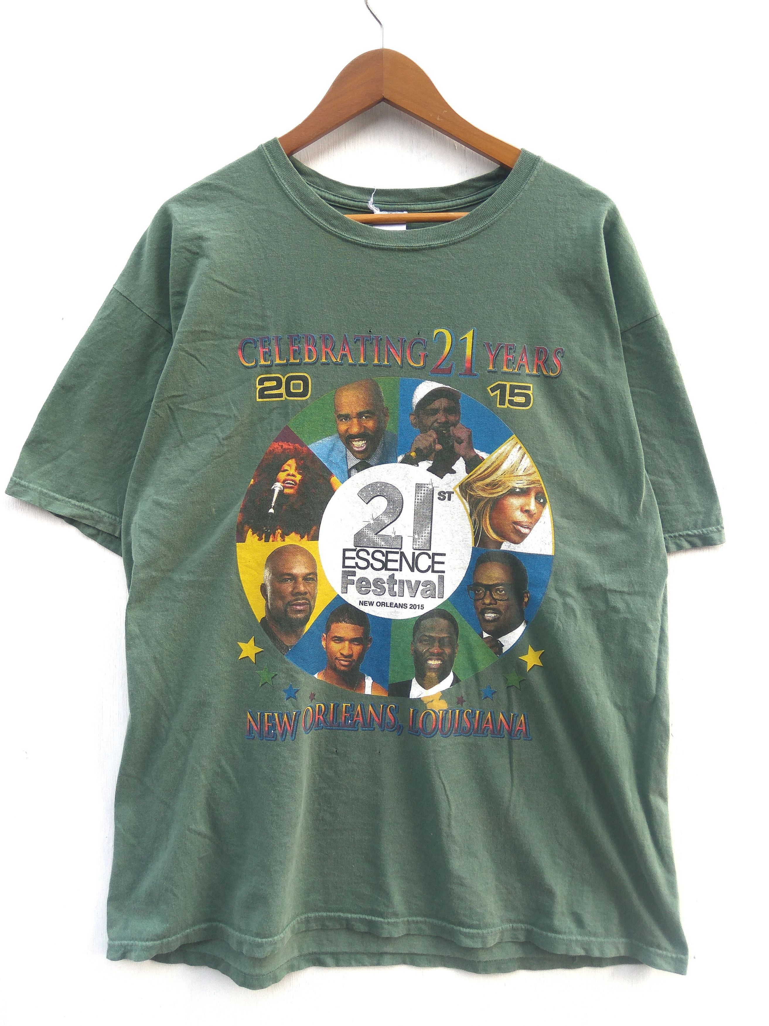 Band Tees × Rap Tees 21 Essence Music Festival t shirt Missy Elliot Usher Size US XL / EU 56 / 4 - 1 Thumbnail