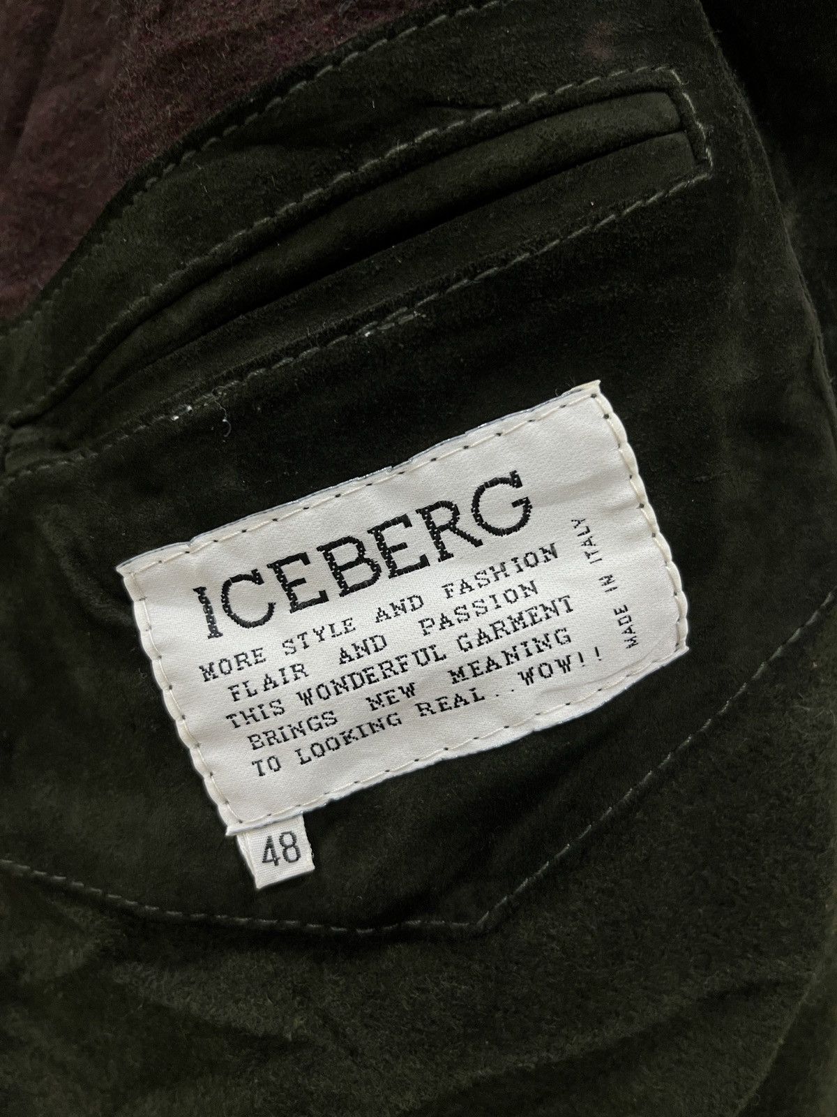 Iceberg (Fff). 🔥RARE🔥VINTAGE ICEBERG SUEDE LEATHER JACKET Size US M / EU 48-50 / 2 - 11 Thumbnail
