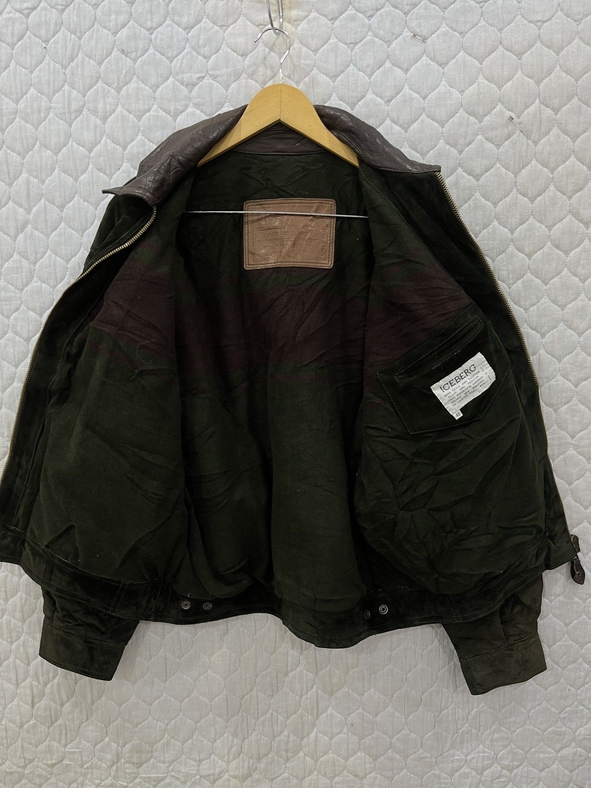 Iceberg (Fff). 🔥RARE🔥VINTAGE ICEBERG SUEDE LEATHER JACKET Size US M / EU 48-50 / 2 - 9 Thumbnail