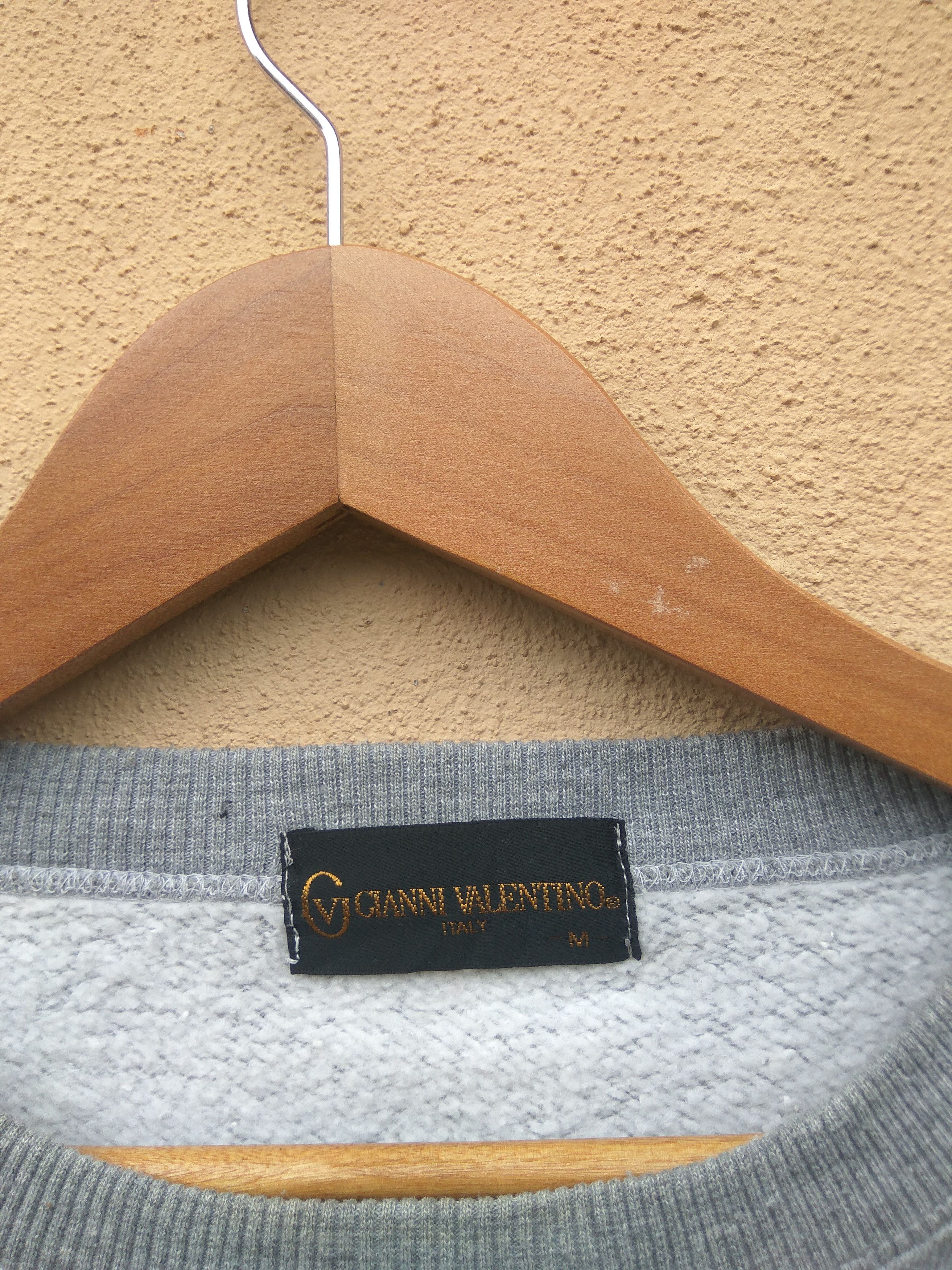Valentino × Vintage Vintage 90s GIANNI VALENTINO sweatshirt spell out jumper Size US M / EU 48-50 / 2 - 4 Thumbnail
