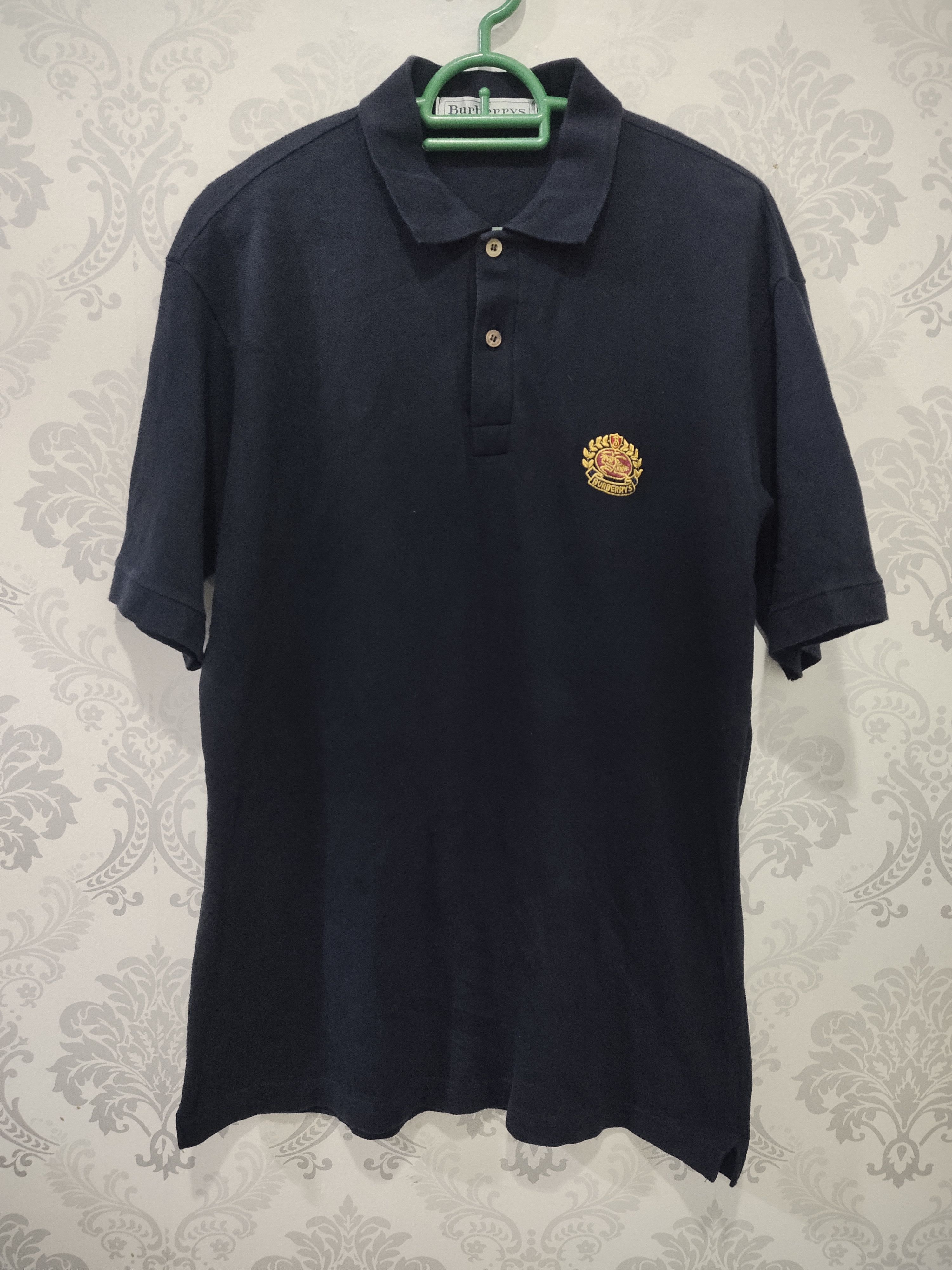 Burberry Vintage Burberry Polo Shirt Made in Italy Size US M / EU 48-50 / 2 - 1 Thumbnail