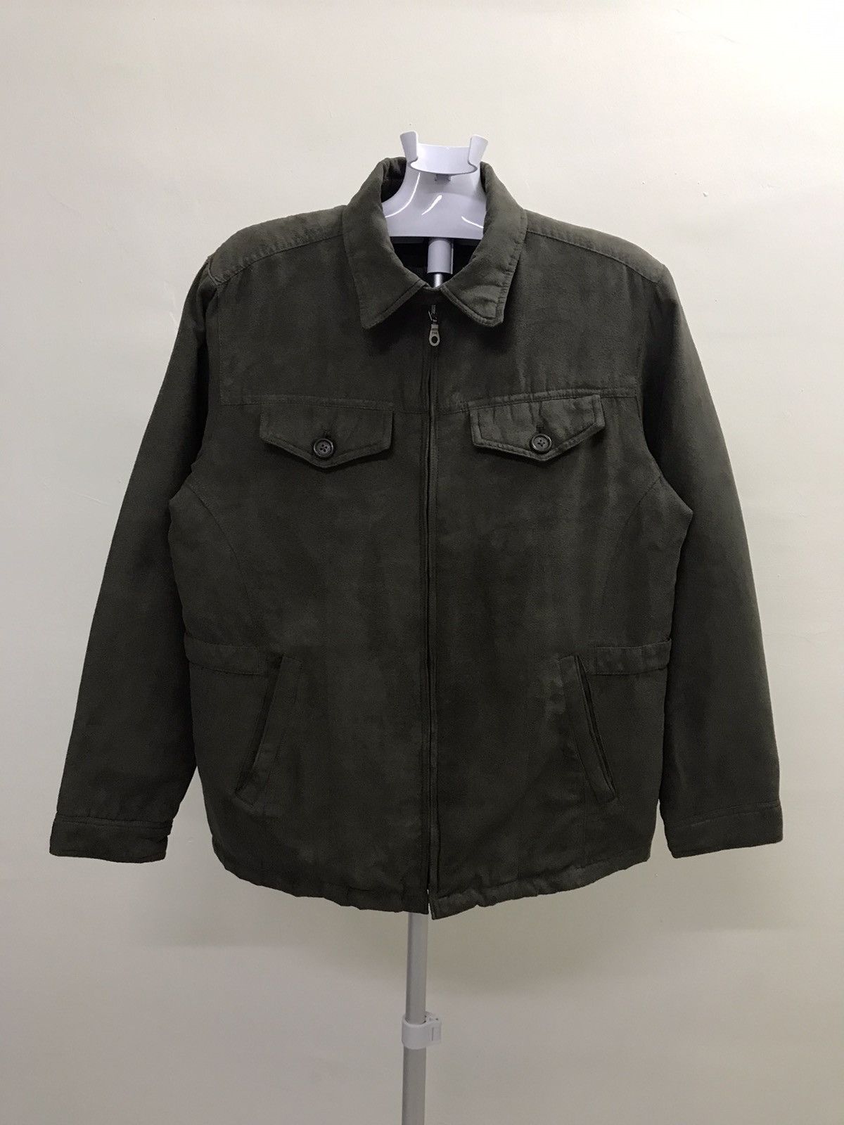 Japanese Brand × Kansai Yamamoto × Vintage Vintage Kansai Yamamoto Suede Jacket Kansai Japan Size US M / EU 48-50 / 2 - 2 Thumbnail