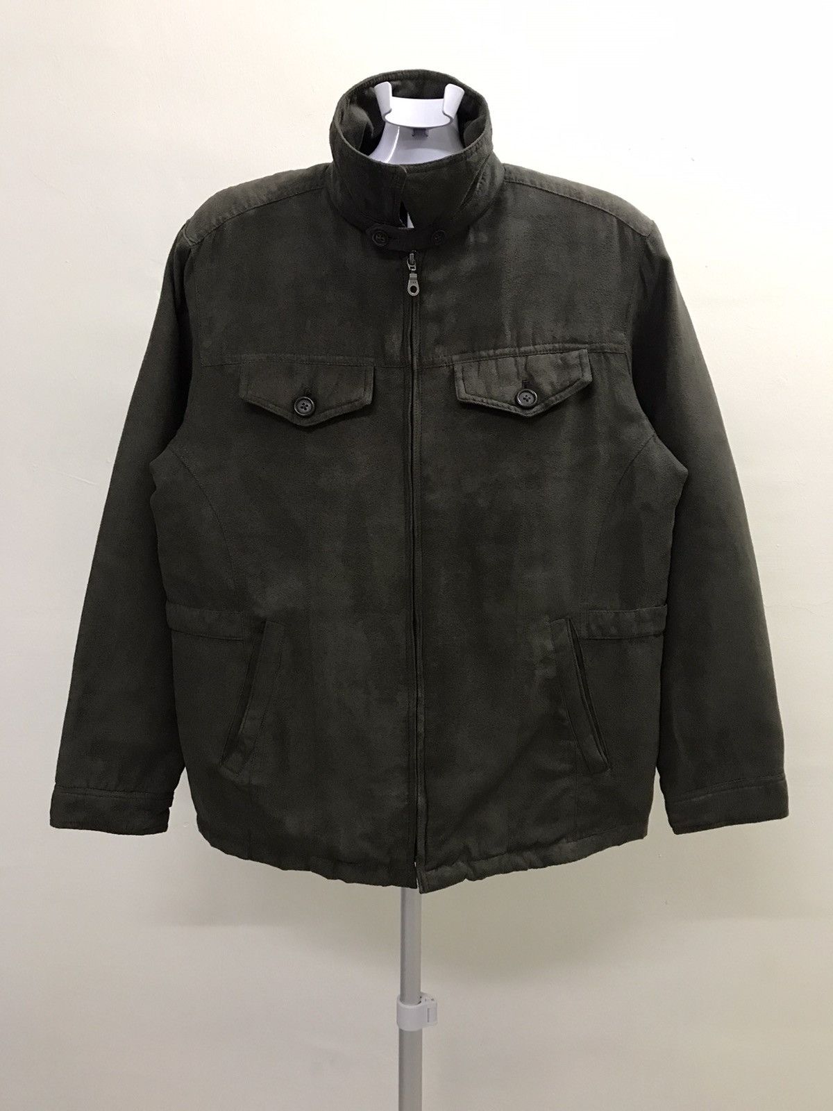 Japanese Brand × Kansai Yamamoto × Vintage Vintage Kansai Yamamoto Suede Jacket Kansai Japan Size US M / EU 48-50 / 2 - 3 Thumbnail