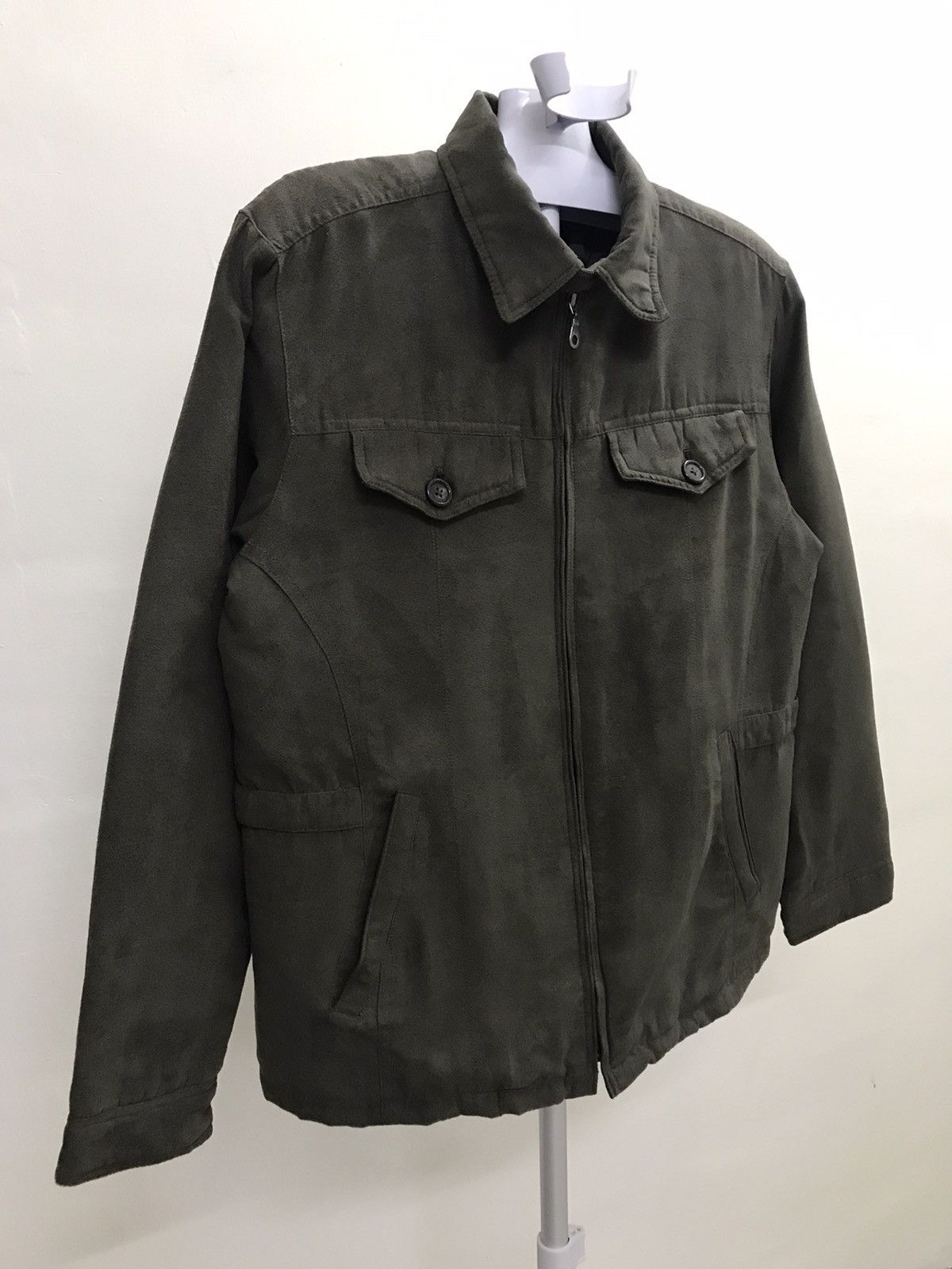 Japanese Brand × Kansai Yamamoto × Vintage Vintage Kansai Yamamoto Suede Jacket Kansai Japan Size US M / EU 48-50 / 2 - 4 Thumbnail