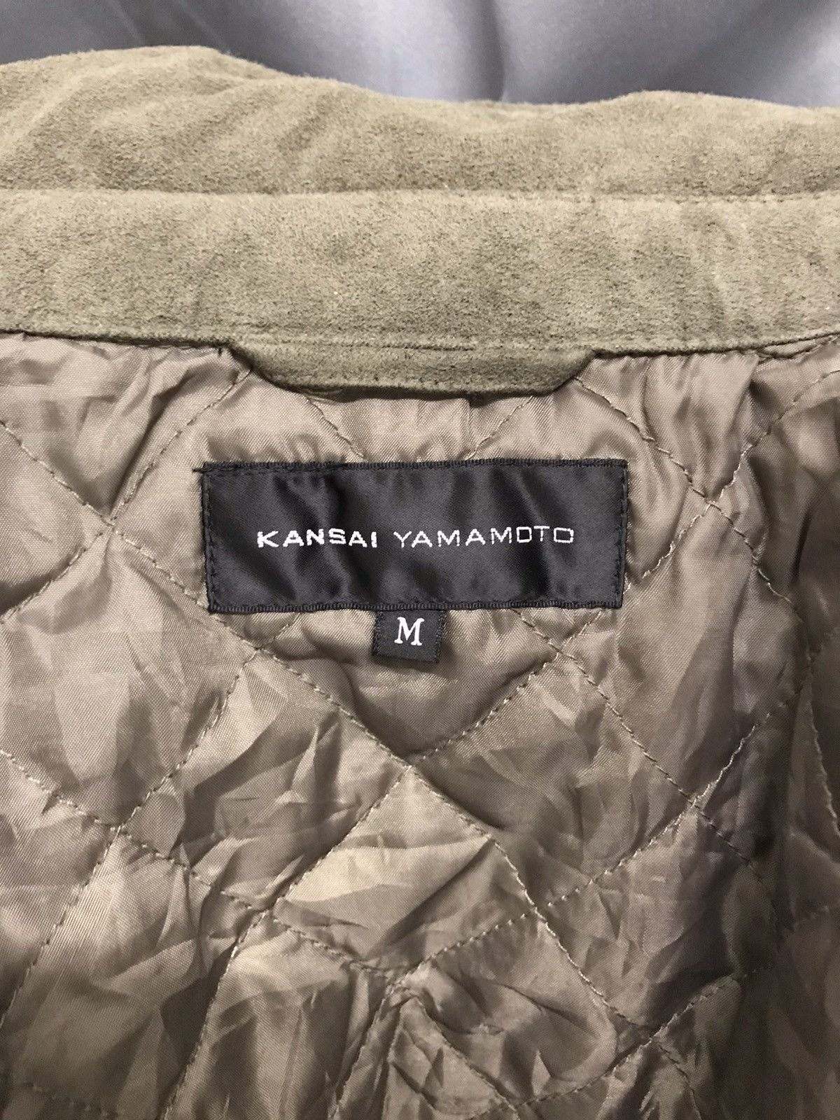 Japanese Brand × Kansai Yamamoto × Vintage Vintage Kansai Yamamoto Suede Jacket Kansai Japan Size US M / EU 48-50 / 2 - 9 Thumbnail