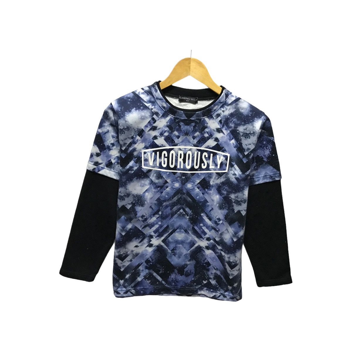 Japanese Brand × Vintage Vintage Vigorously Sweatshirt CrewNeck Pullover Jumper Size US M / EU 48-50 / 2 - 1 Thumbnail
