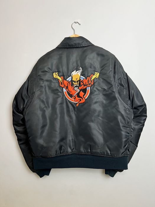 Vintage Rare 90s Thunderdome Bomber Jacket Gabber Hardcore Rave | Grailed