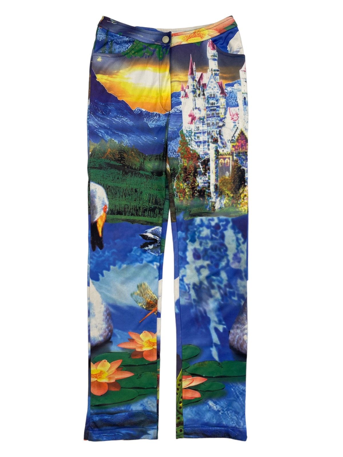 Walter Van Beirendonck W&LT 1996 polyester pants