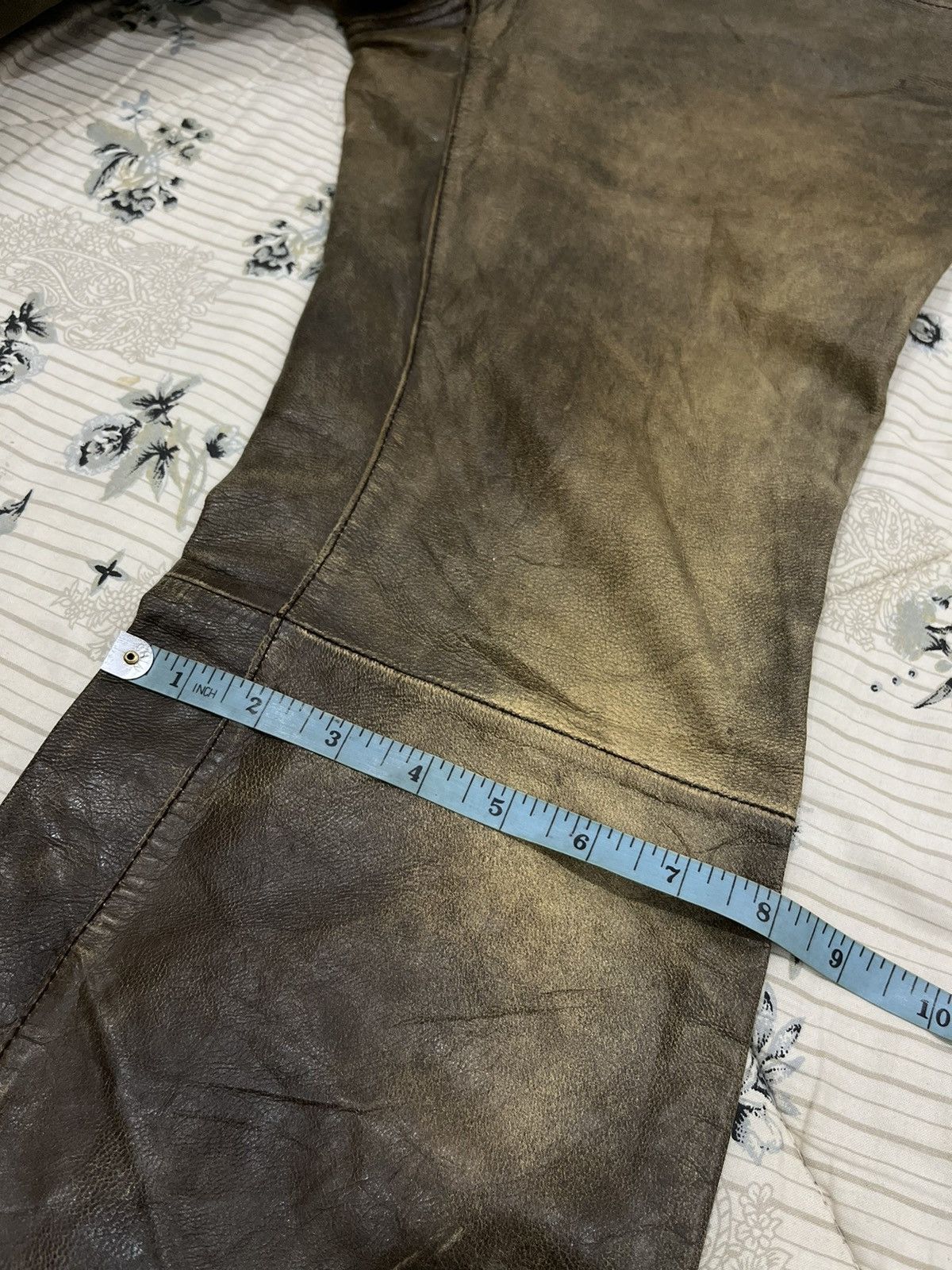 Issey Miyake X. TETE HOMME ROCK N ROLL LEATHER PANTS Size US 32 / EU 48 - 15 Thumbnail