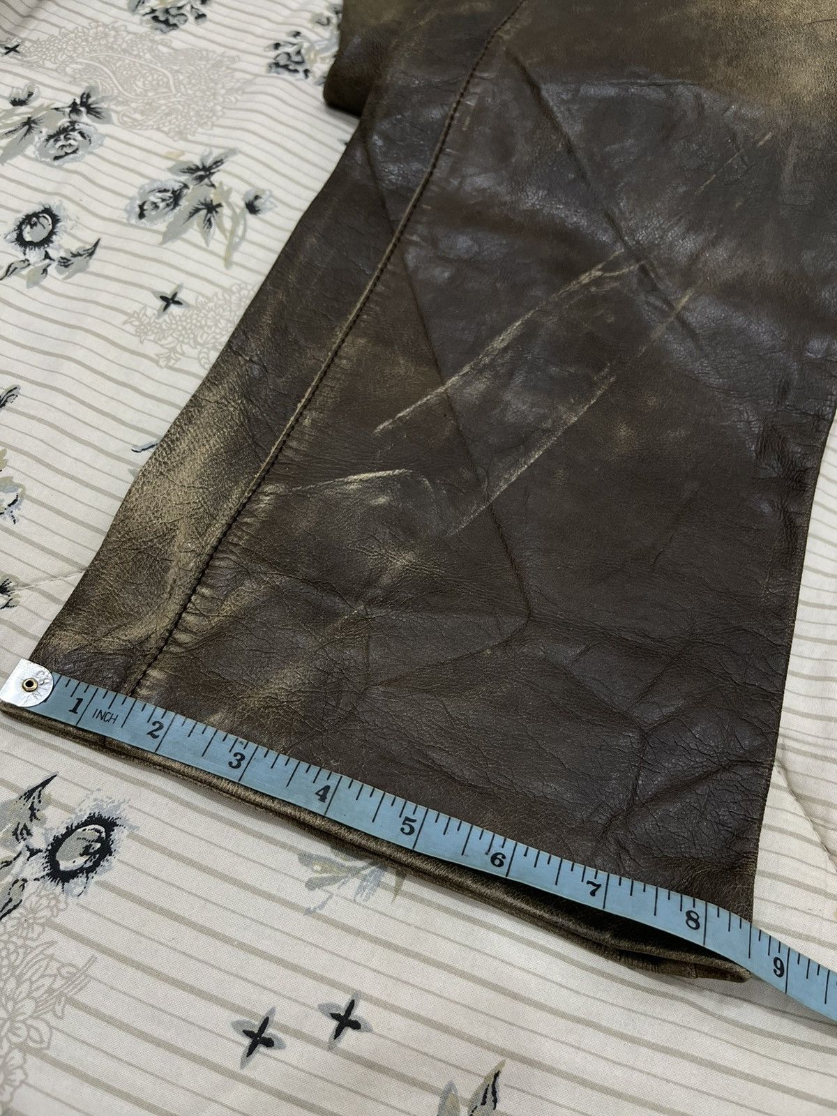 Issey Miyake X. TETE HOMME ROCK N ROLL LEATHER PANTS Size US 32 / EU 48 - 16 Thumbnail