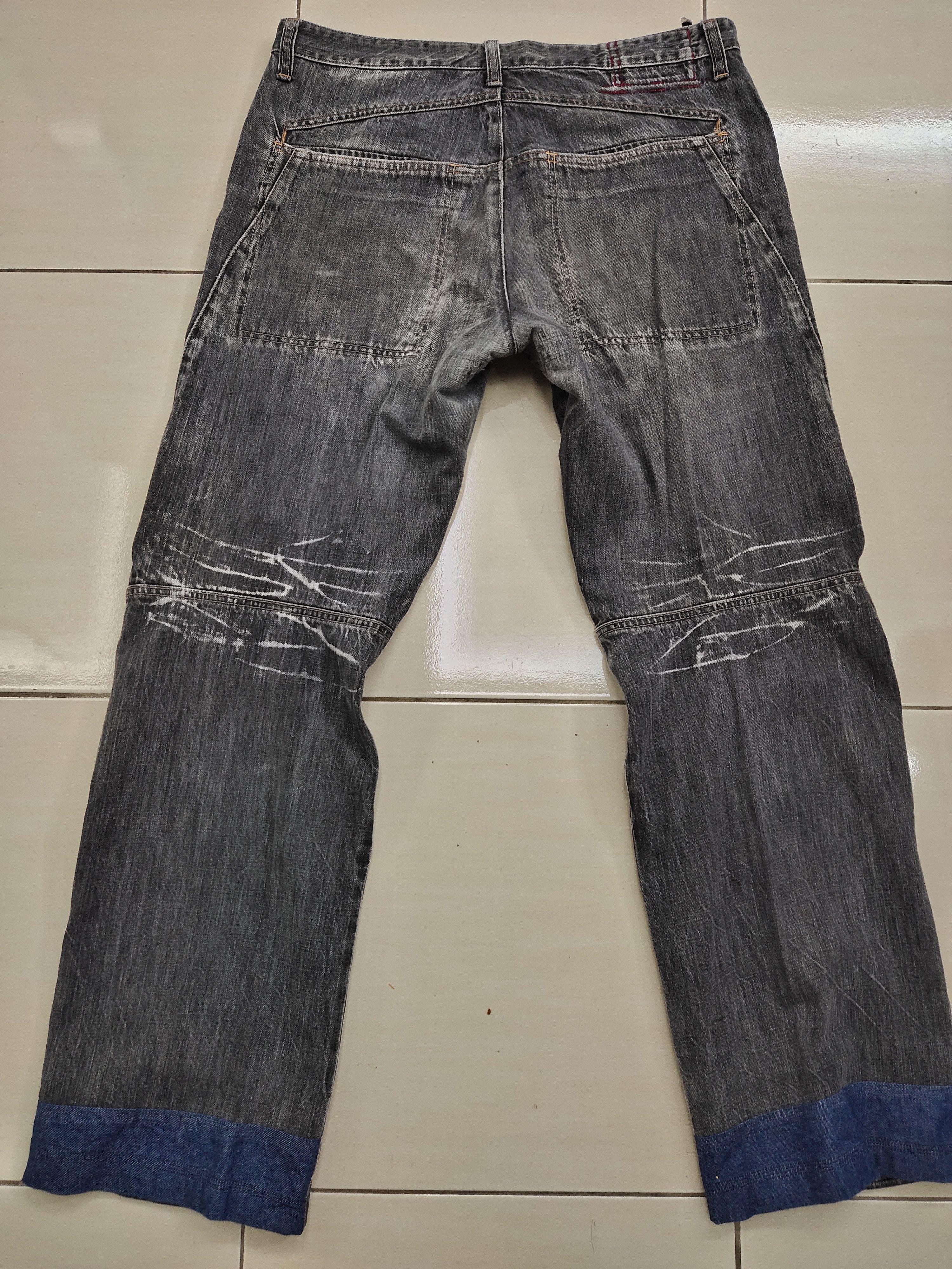 Marithe + Francois Girbaud Rare Marithe Francois Girbaud Doubleknee Distressed Jeans Size US 35 - 3 Thumbnail