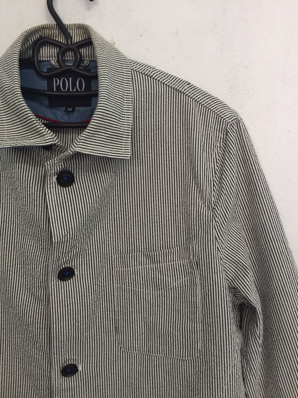 Designer × U.S. Polo Assn. Polo British Country Spirit Stripes Button Up Jacket Size US M / EU 48-50 / 2 - 3 Thumbnail