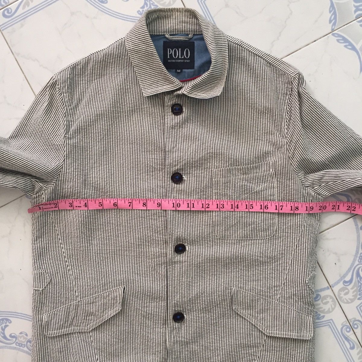 Designer × U.S. Polo Assn. Polo British Country Spirit Stripes Button Up Jacket Size US M / EU 48-50 / 2 - 20 Thumbnail