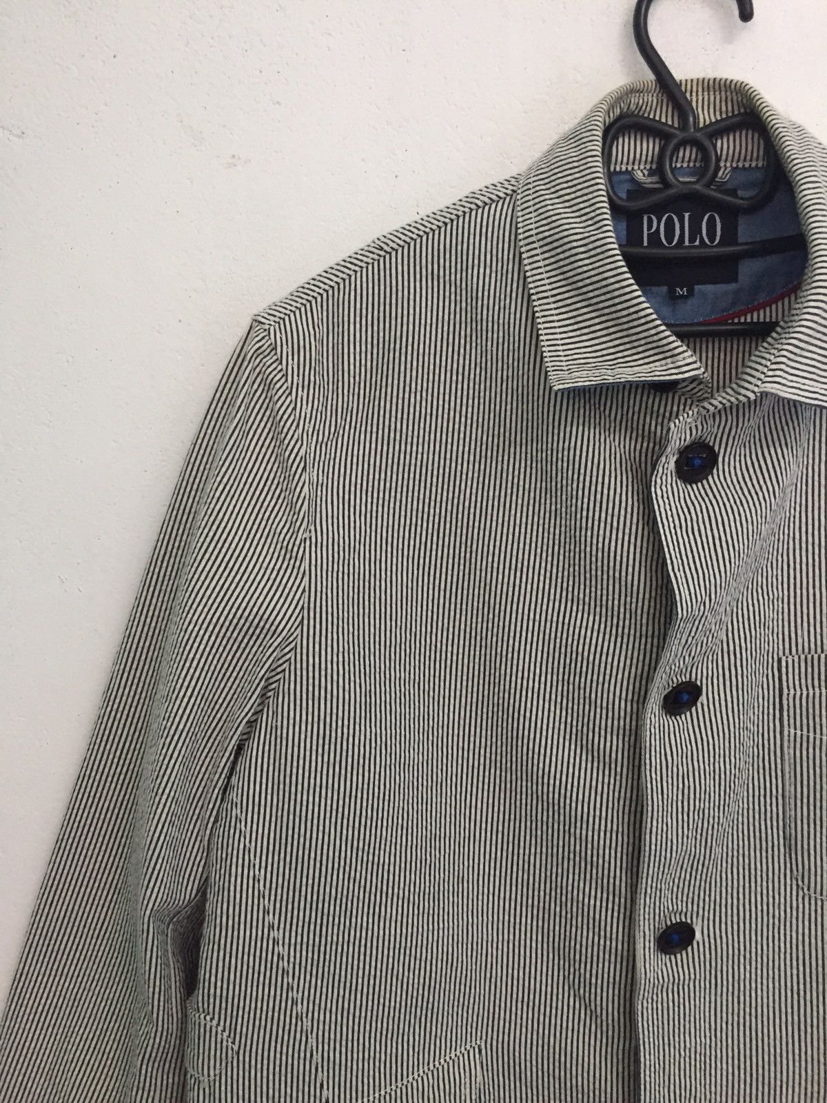 Designer × U.S. Polo Assn. Polo British Country Spirit Stripes Button Up Jacket Size US M / EU 48-50 / 2 - 4 Thumbnail