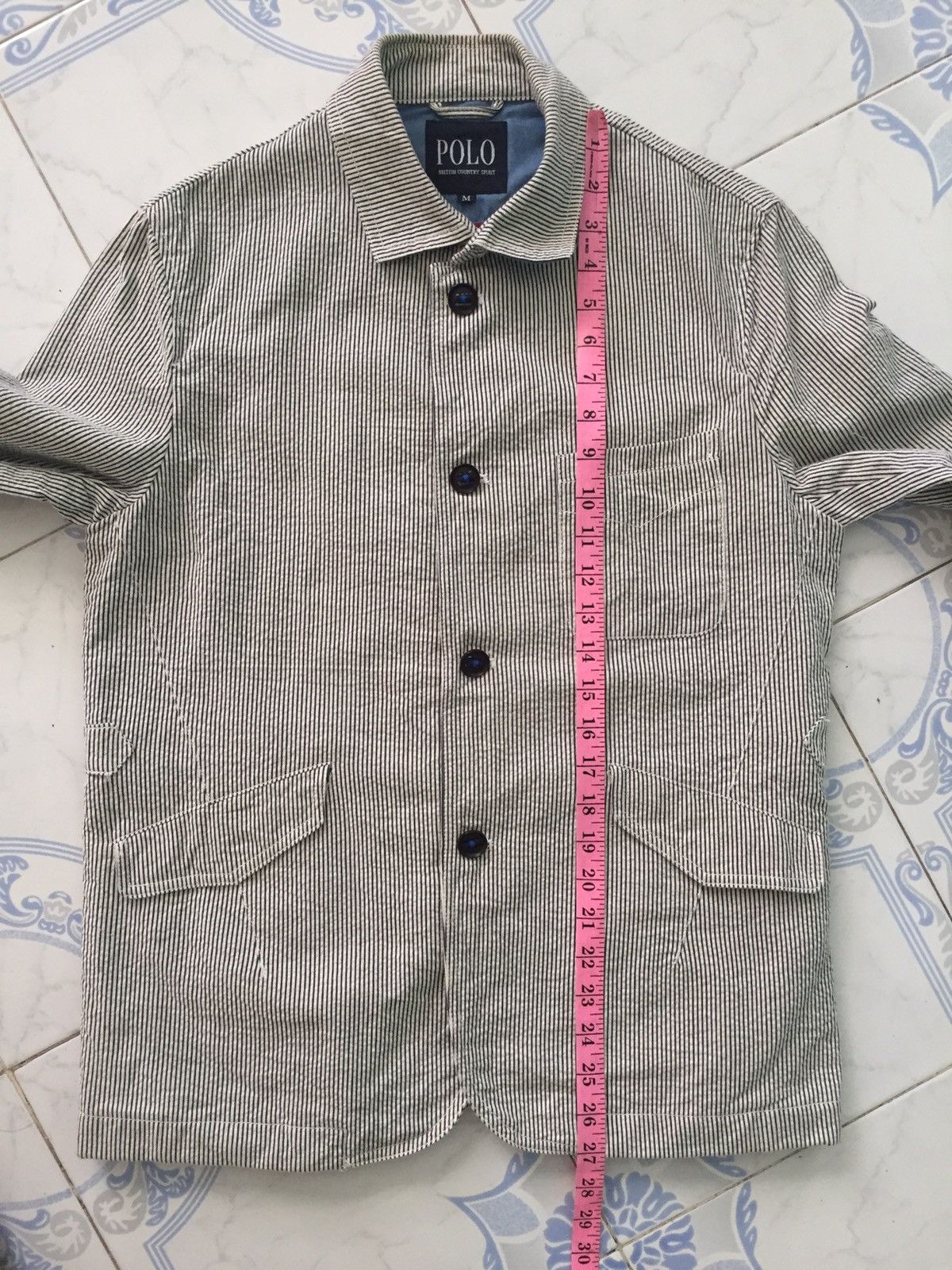 Designer × U.S. Polo Assn. Polo British Country Spirit Stripes Button Up Jacket Size US M / EU 48-50 / 2 - 22 Thumbnail
