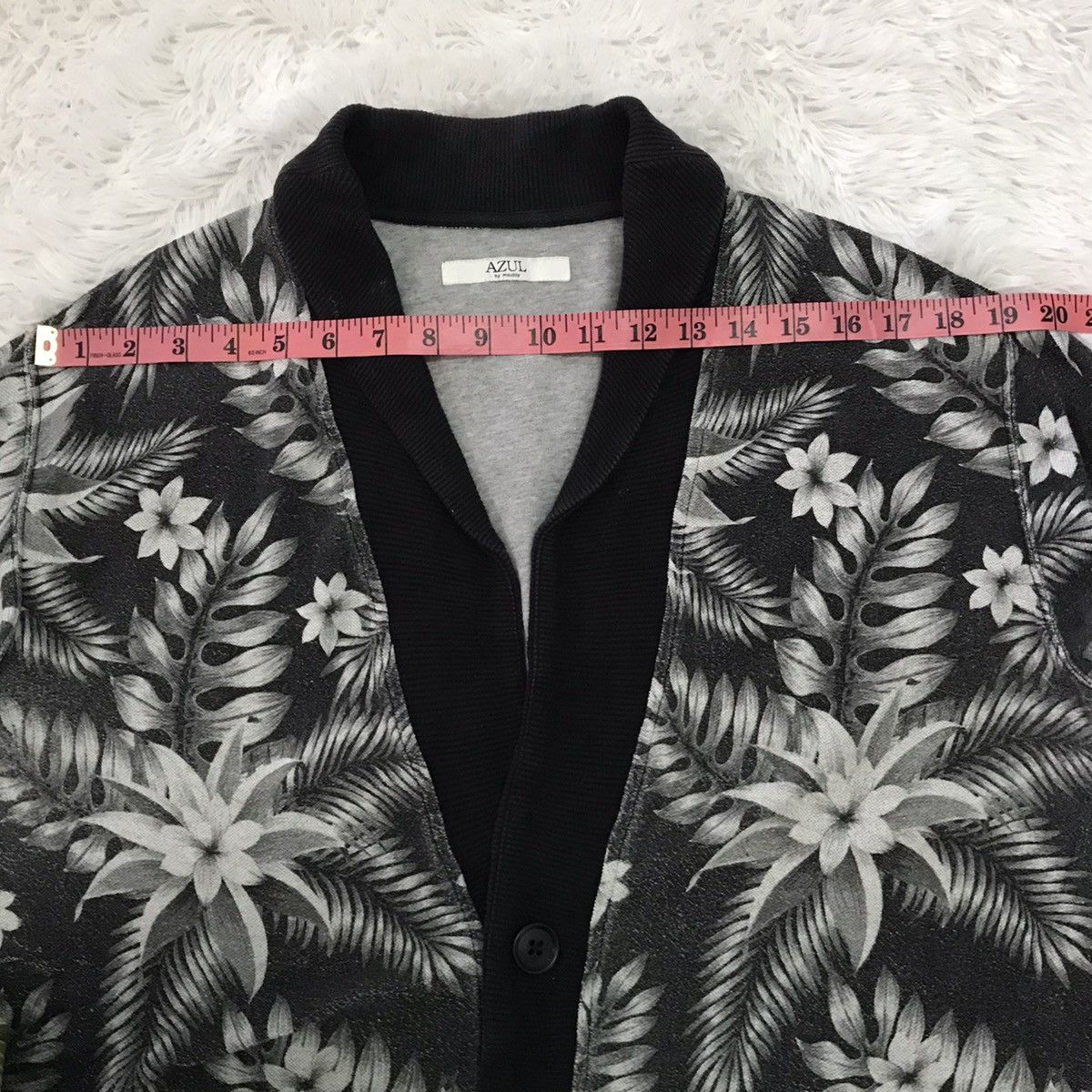 Japanese Brand Azul by Moussy Nice Floral Cardigan Size US L / EU 52-54 / 3 - 21 Thumbnail
