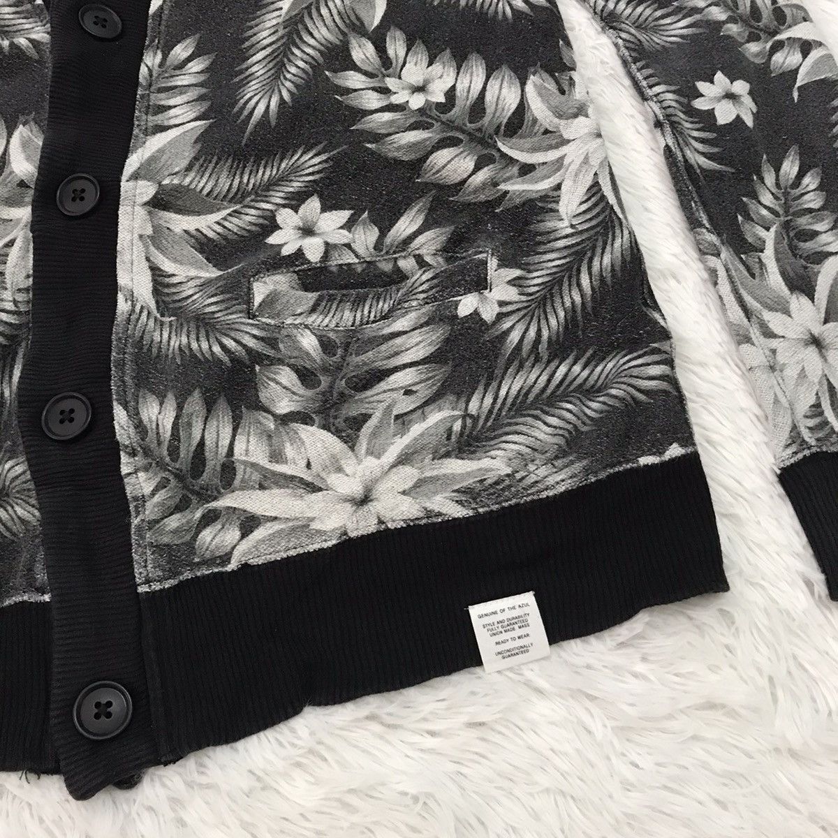 Japanese Brand Azul by Moussy Nice Floral Cardigan Size US L / EU 52-54 / 3 - 7 Thumbnail