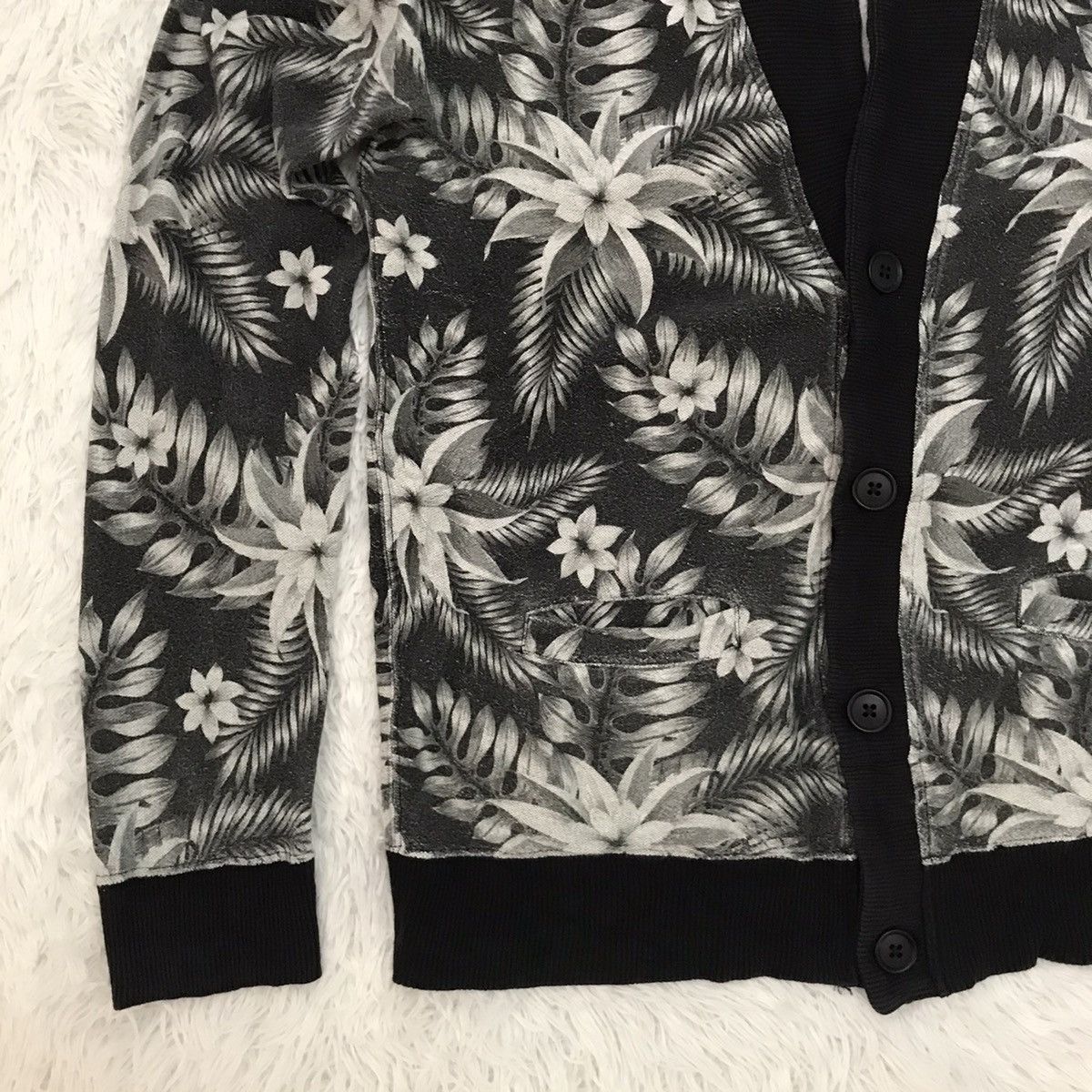 Japanese Brand Azul by Moussy Nice Floral Cardigan Size US L / EU 52-54 / 3 - 3 Thumbnail