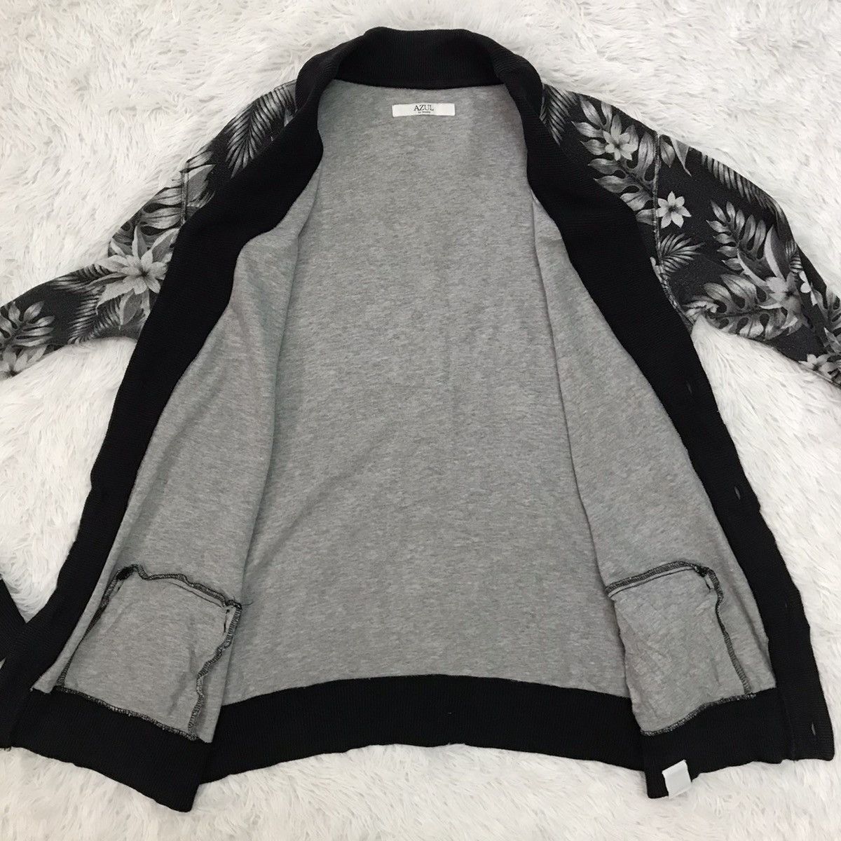 Japanese Brand Azul by Moussy Nice Floral Cardigan Size US L / EU 52-54 / 3 - 14 Thumbnail